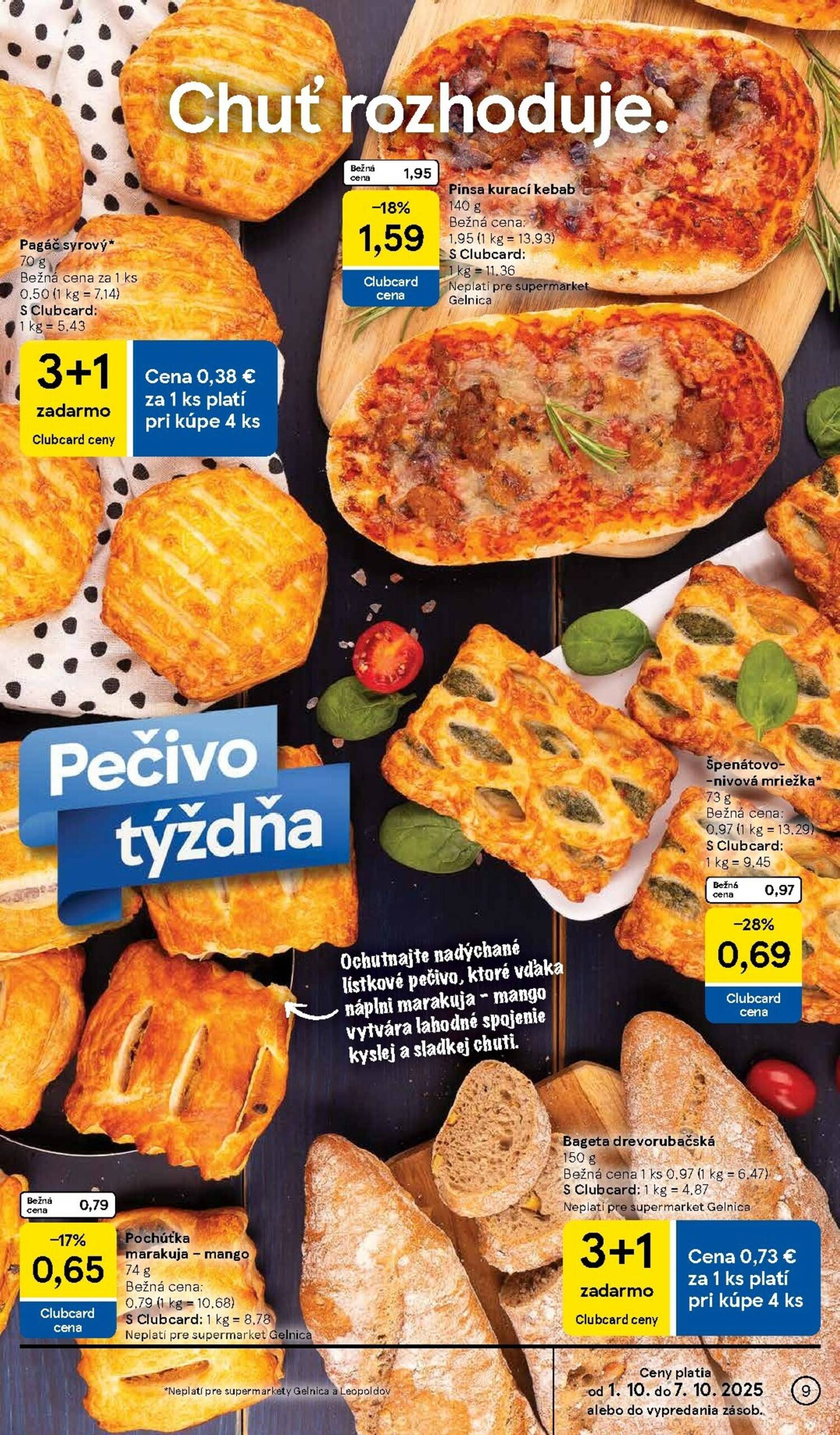 Page 9 of Aktuálny tesco leták platný od stredy 01.10 do 07.10