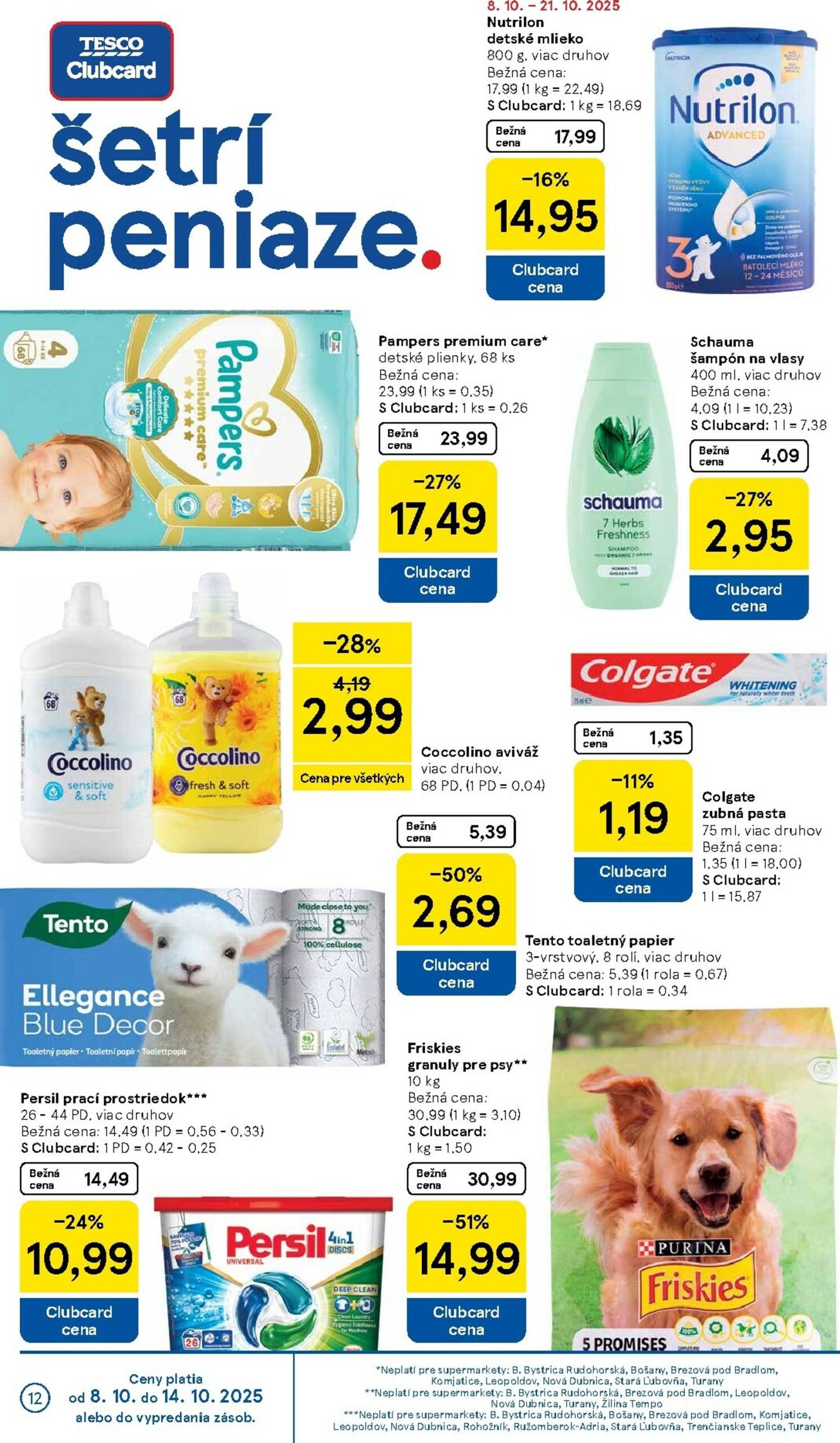 Page 12 of Aktuálny tesco leták platný od stredy 08.10 do 14.10