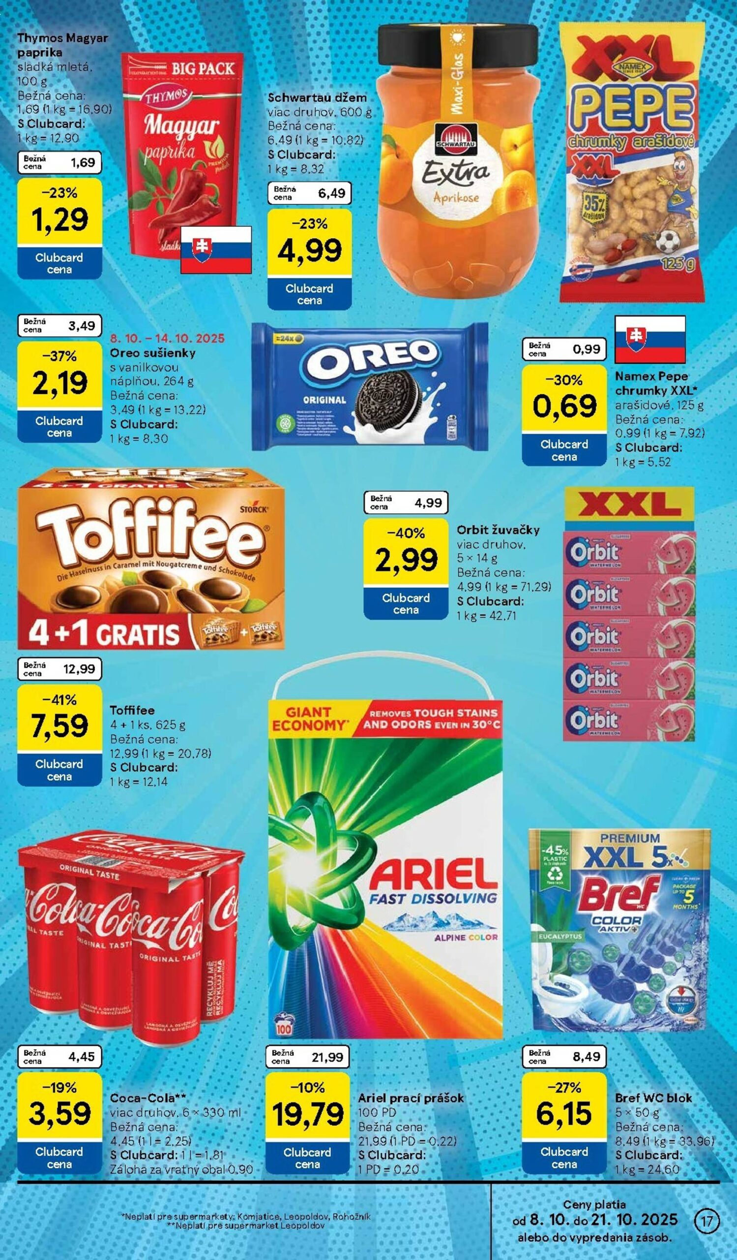 Page 17 of Aktuálny tesco leták platný od stredy 08.10 do 14.10