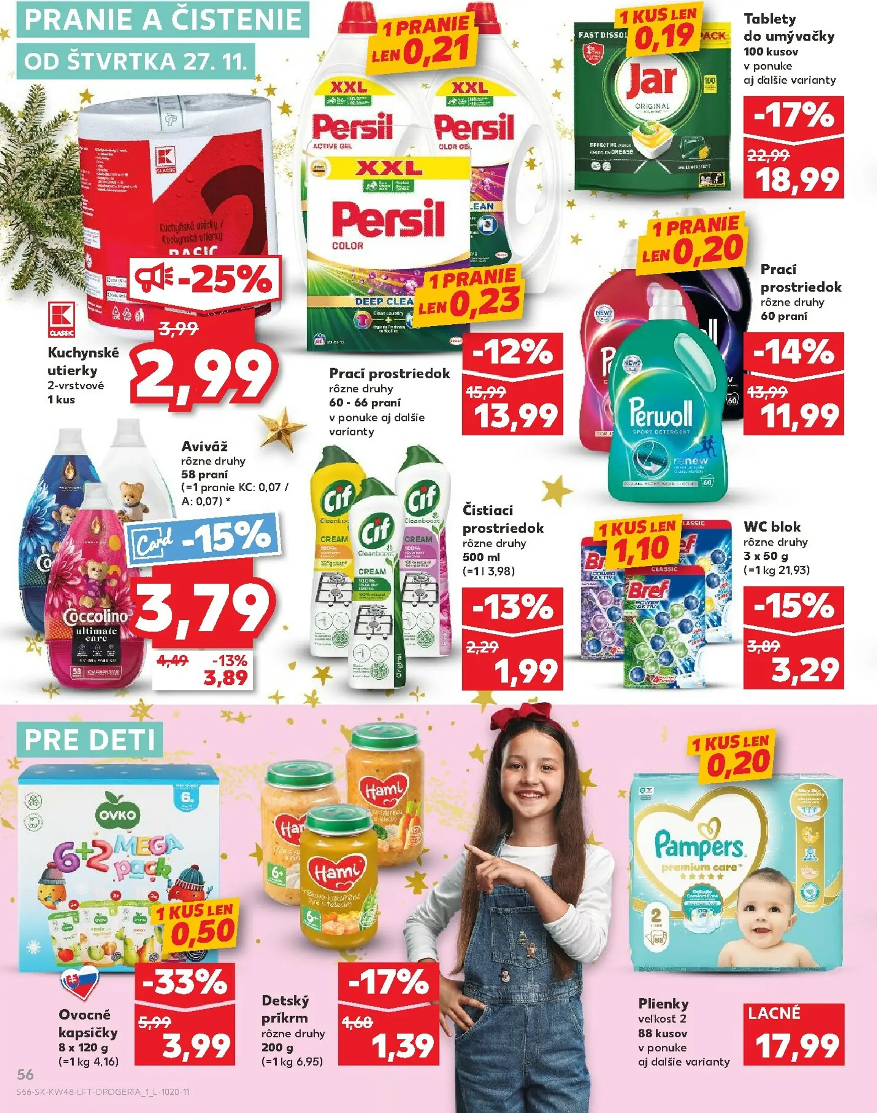 Page 56 of Aktuálny kaufland leták platný od štvrtka 27.11 do 03.12