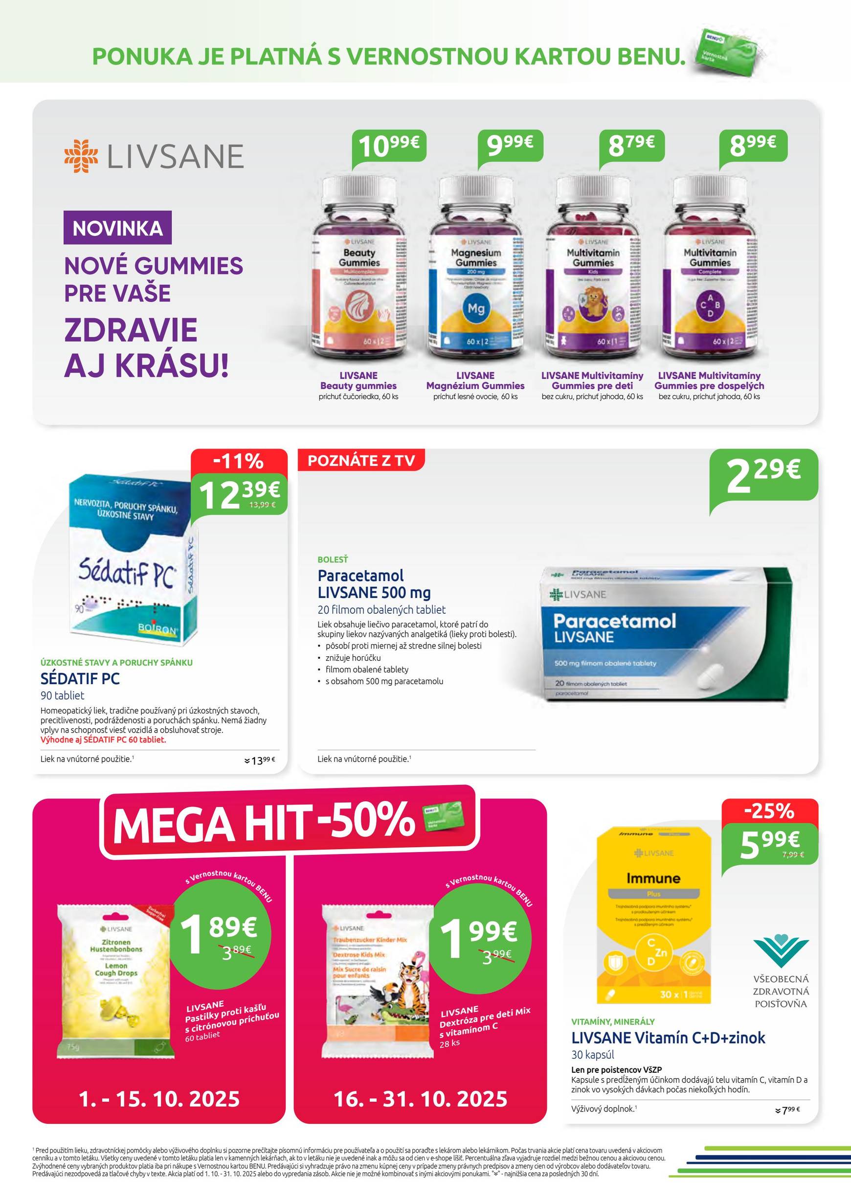 Page 11 of Aktuálny benu-lekaren leták platný od stredy 01.10 do 31.10
