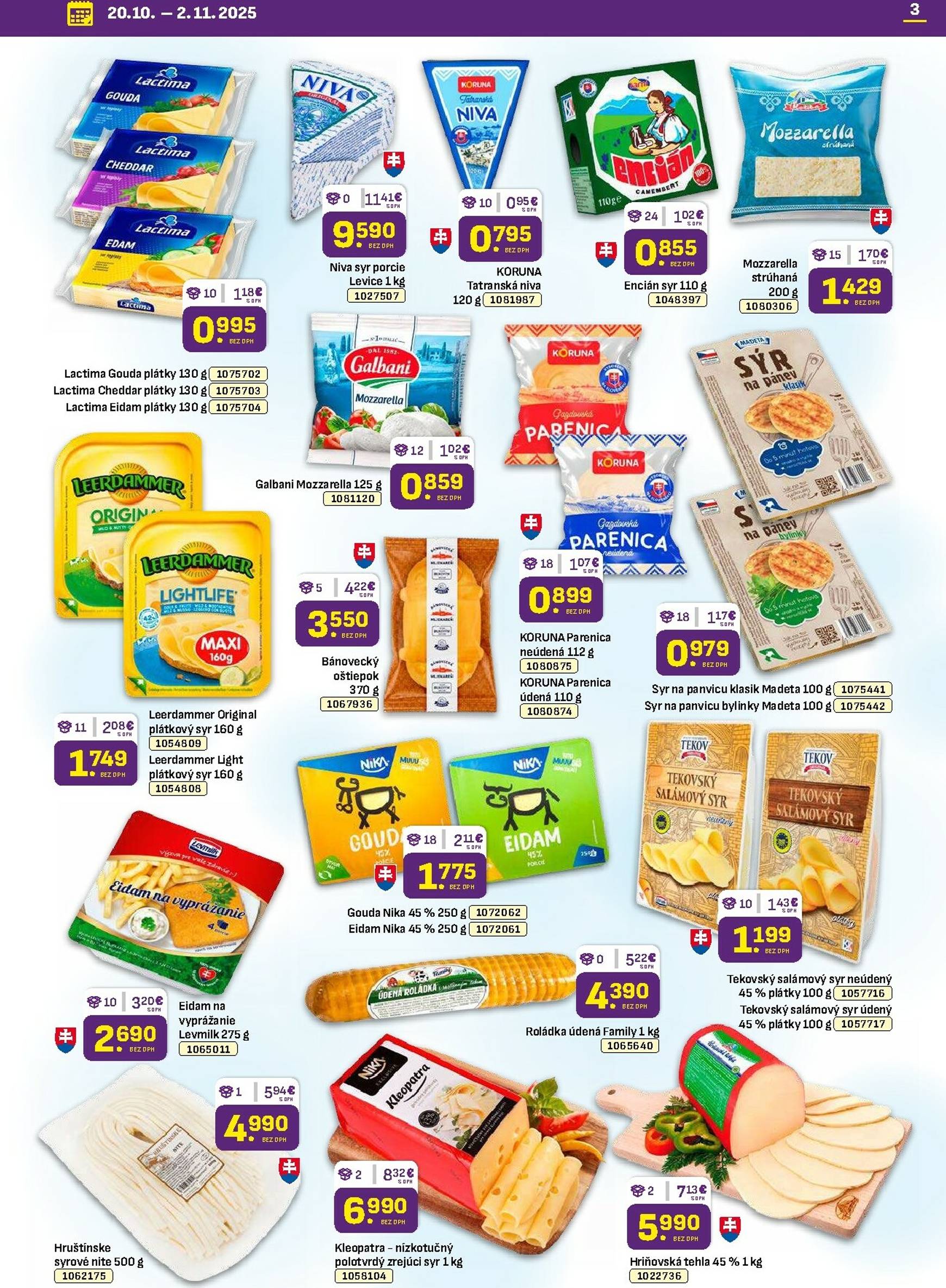 Page 3 of Aktuálny libex leták platný od pondelka 20.10 do 02.11