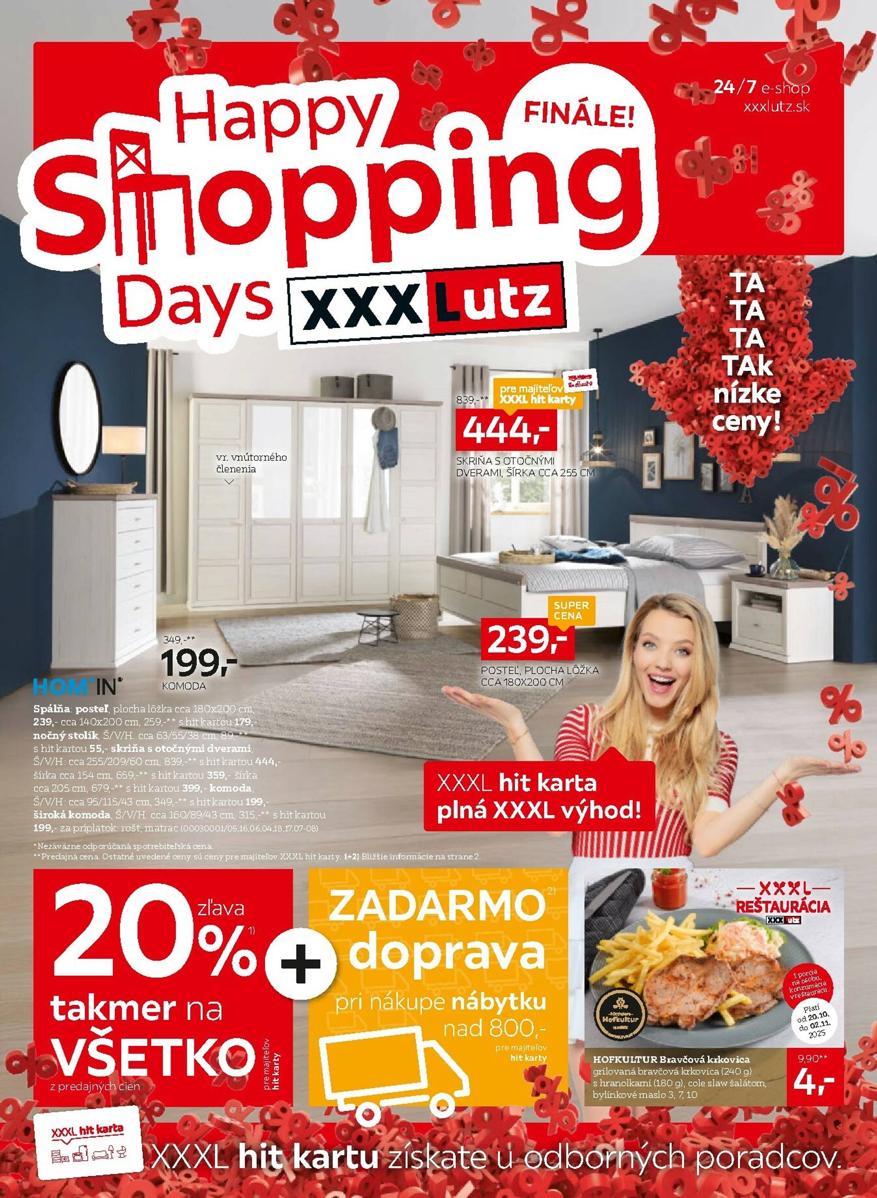 Page 1 of Aktuálny xxxlutz leták platný od pondelka 20.10 do 02.11