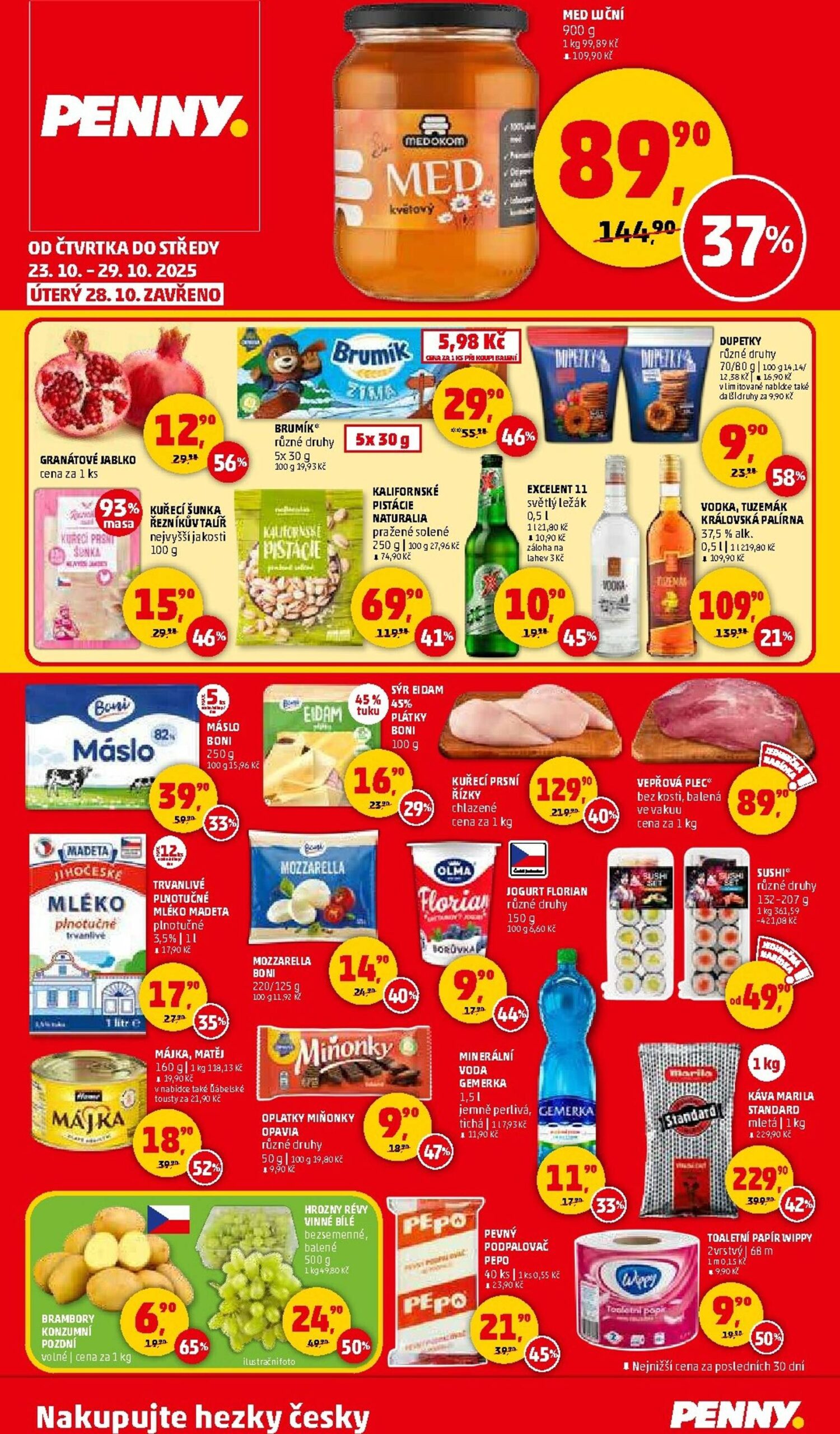 Page 1 of Aktuálny penny-cesko leták platný od štvrtka 23.10 do 29.10