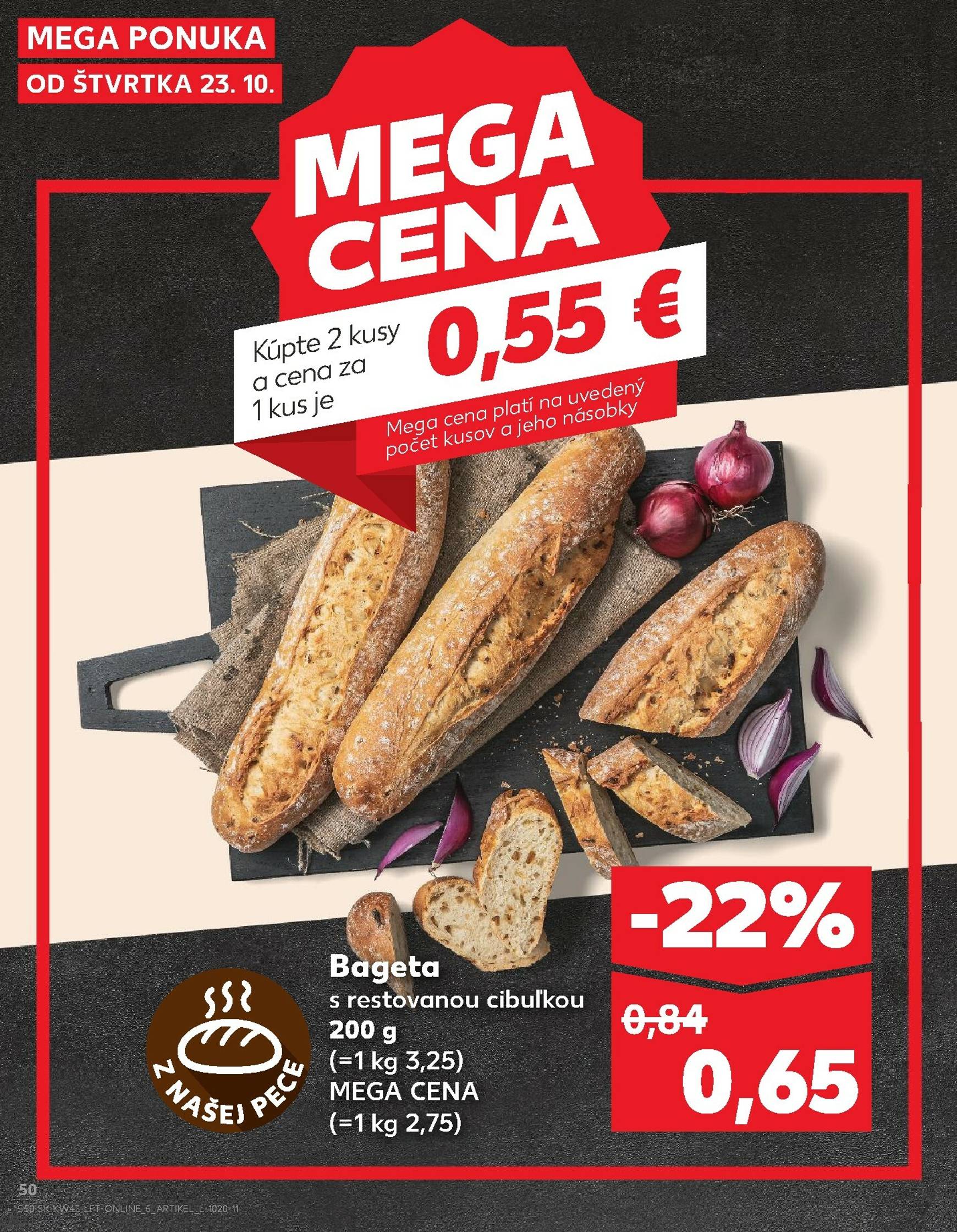 Page 50 of Aktuálny kaufland leták platný od štvrtka 23.10 do 29.10