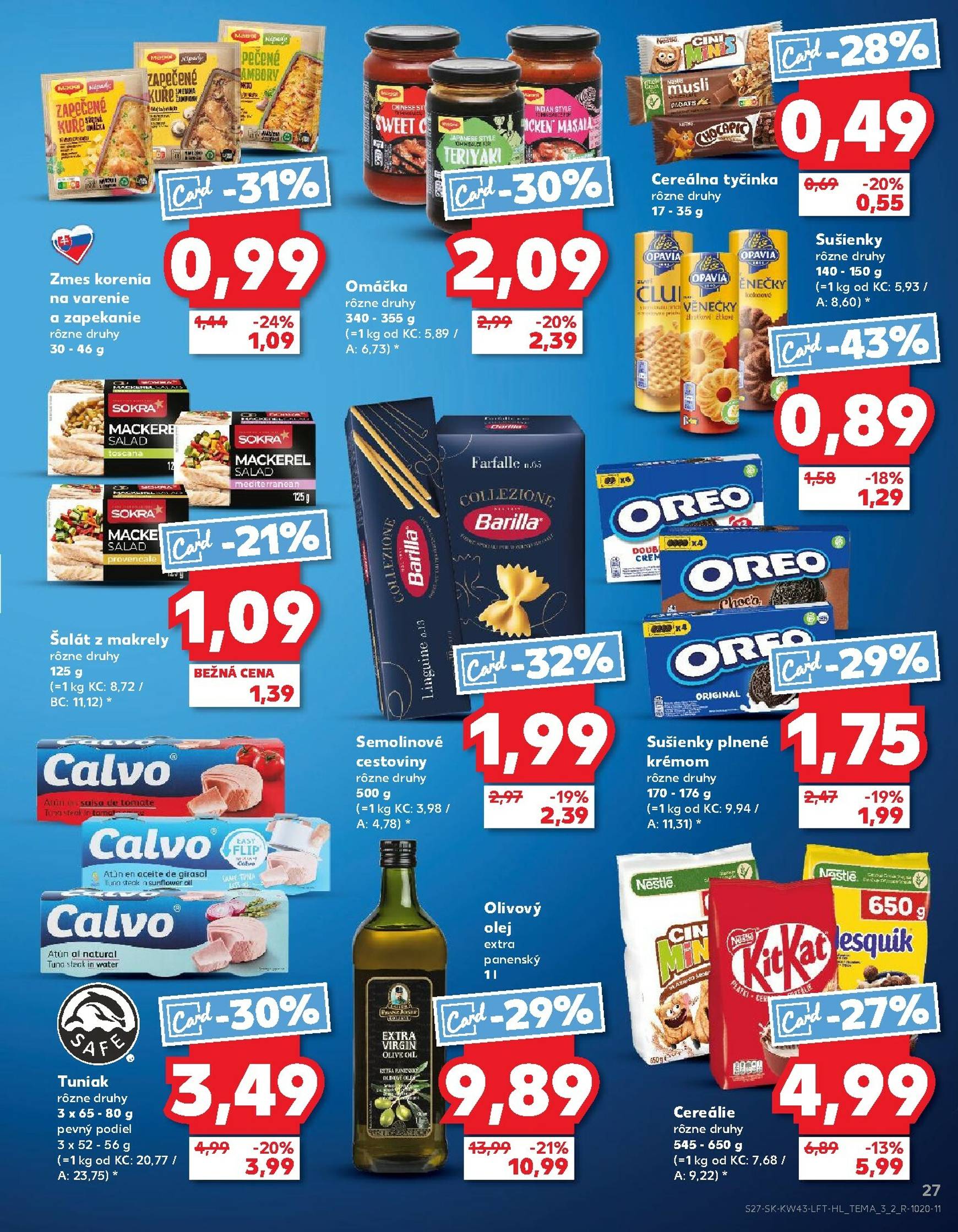 Page 27 of Aktuálny kaufland leták platný od štvrtka 23.10 do 29.10