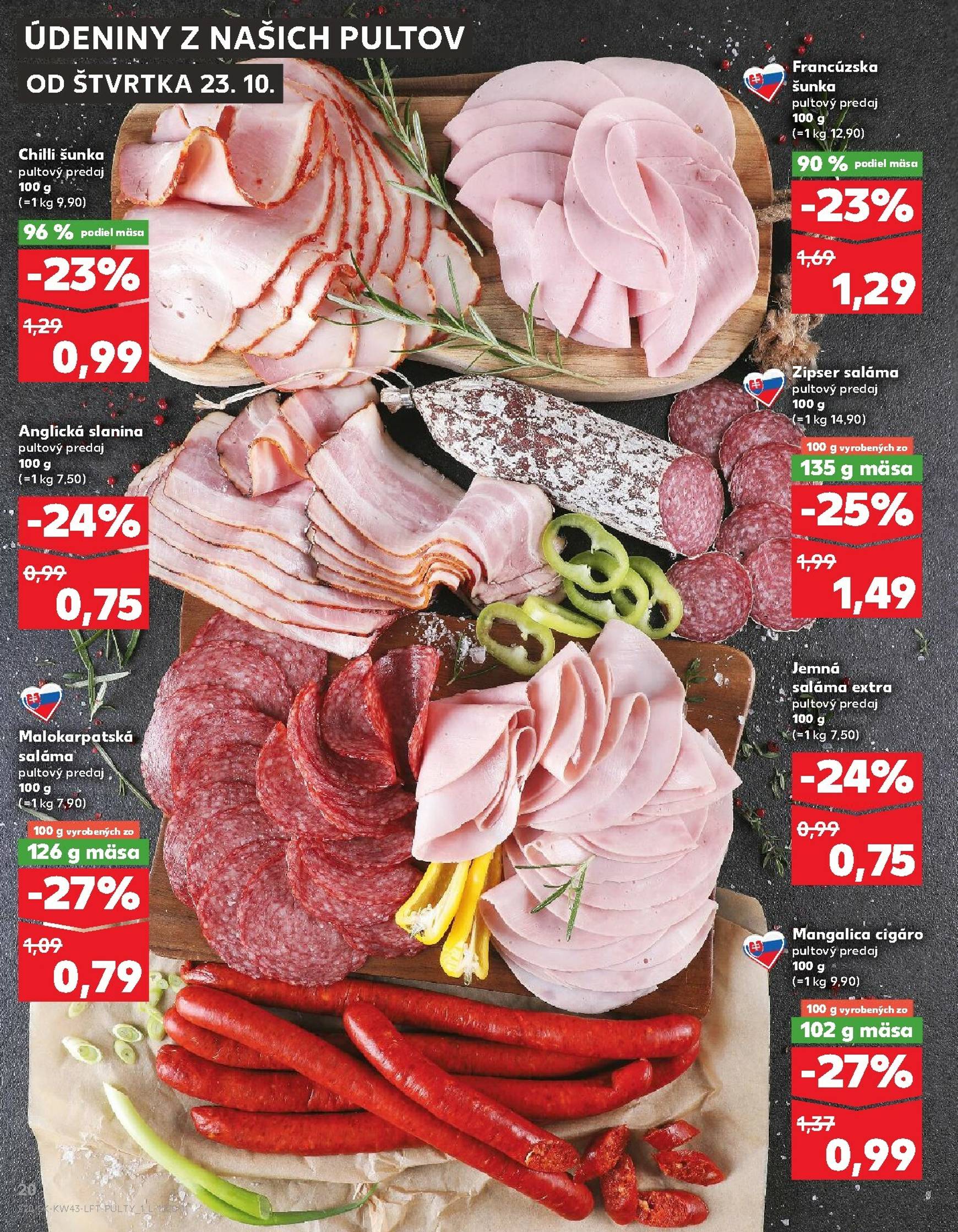 Page 20 of Aktuálny kaufland leták platný od štvrtka 23.10 do 29.10