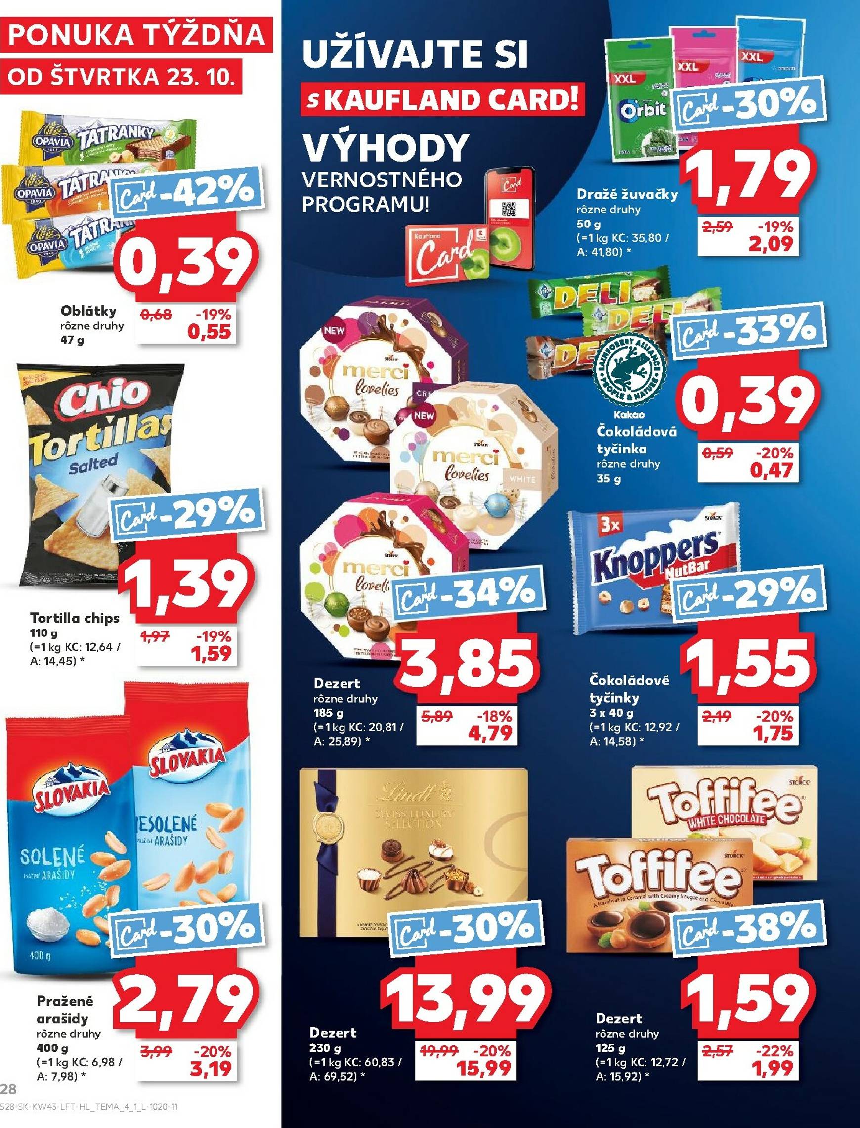 Page 28 of Aktuálny kaufland leták platný od štvrtka 23.10 do 29.10