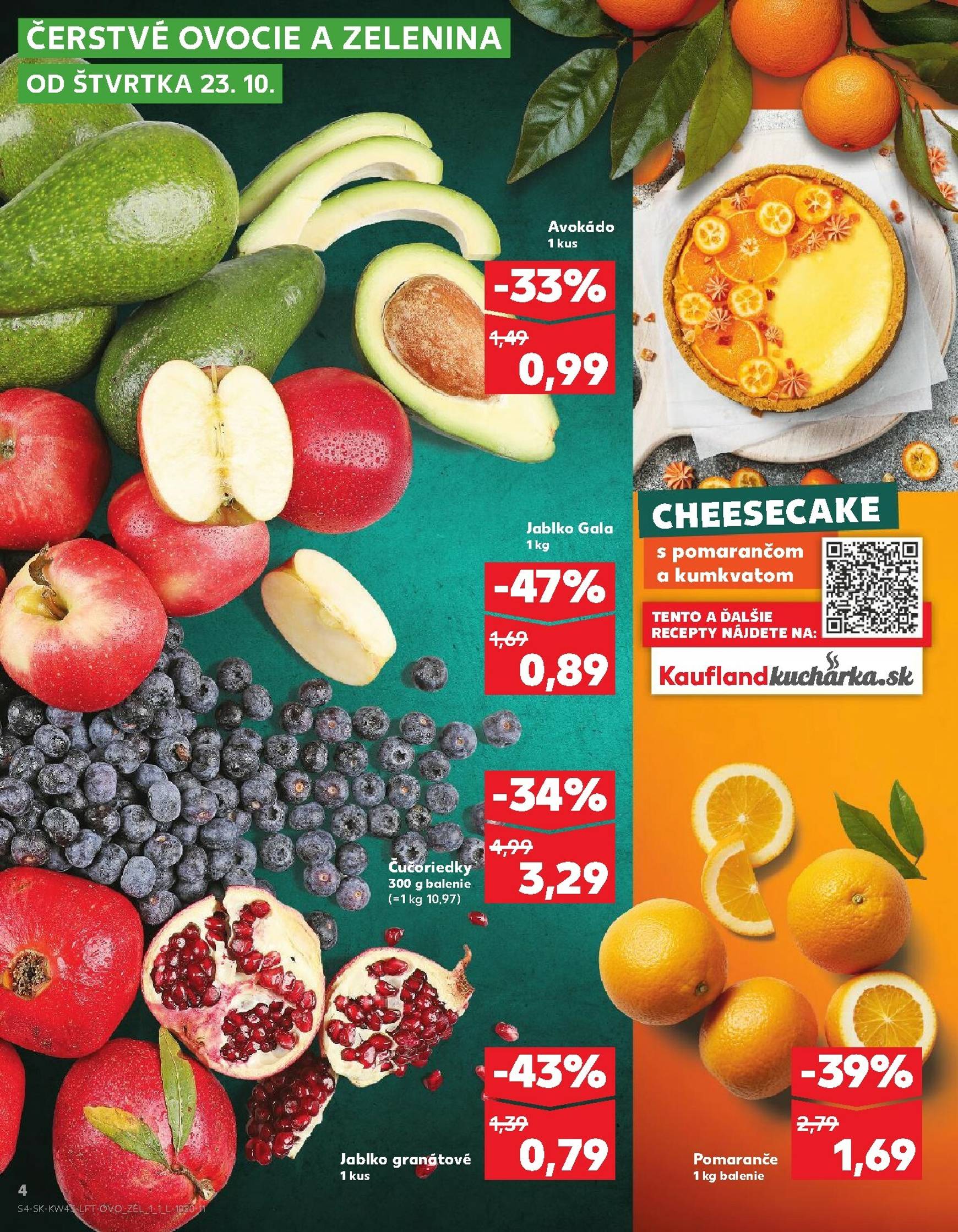 Page 4 of Aktuálny kaufland leták platný od štvrtka 23.10 do 29.10