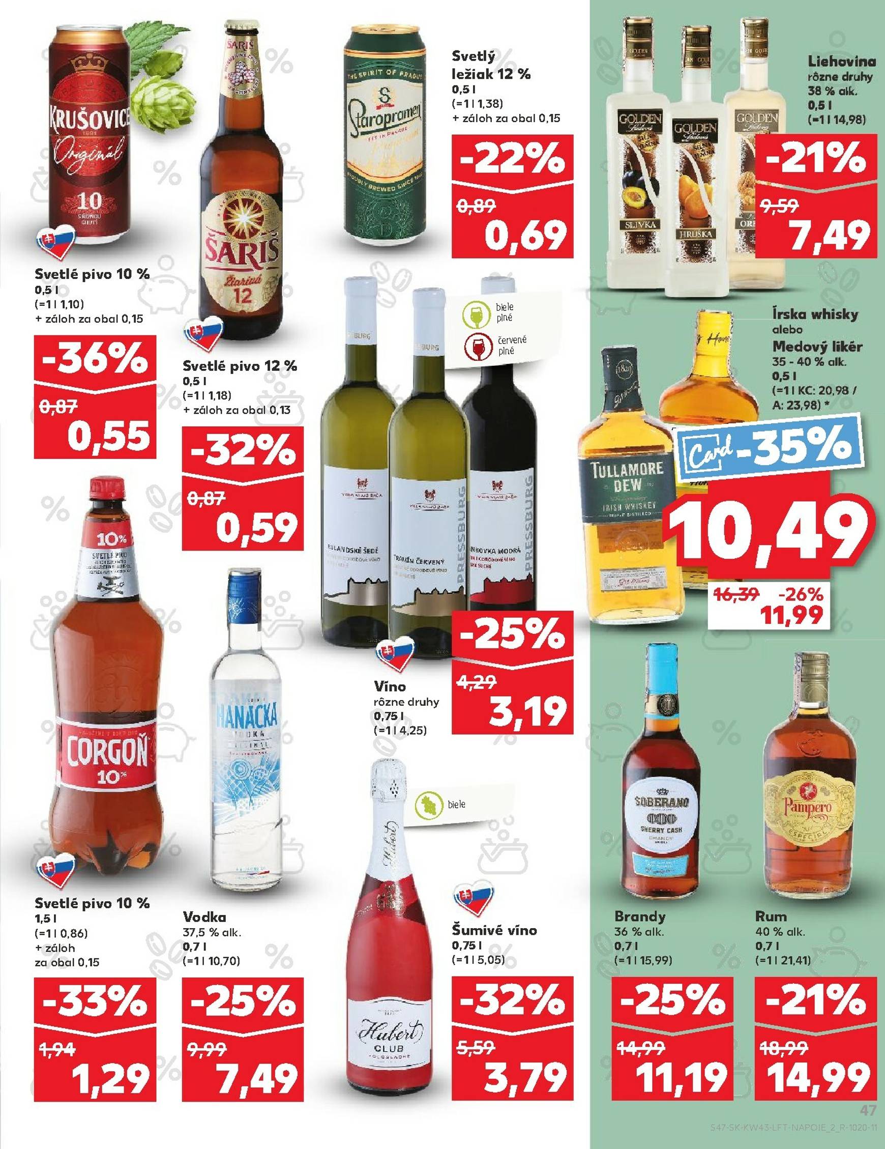 Page 47 of Aktuálny kaufland leták platný od štvrtka 23.10 do 29.10