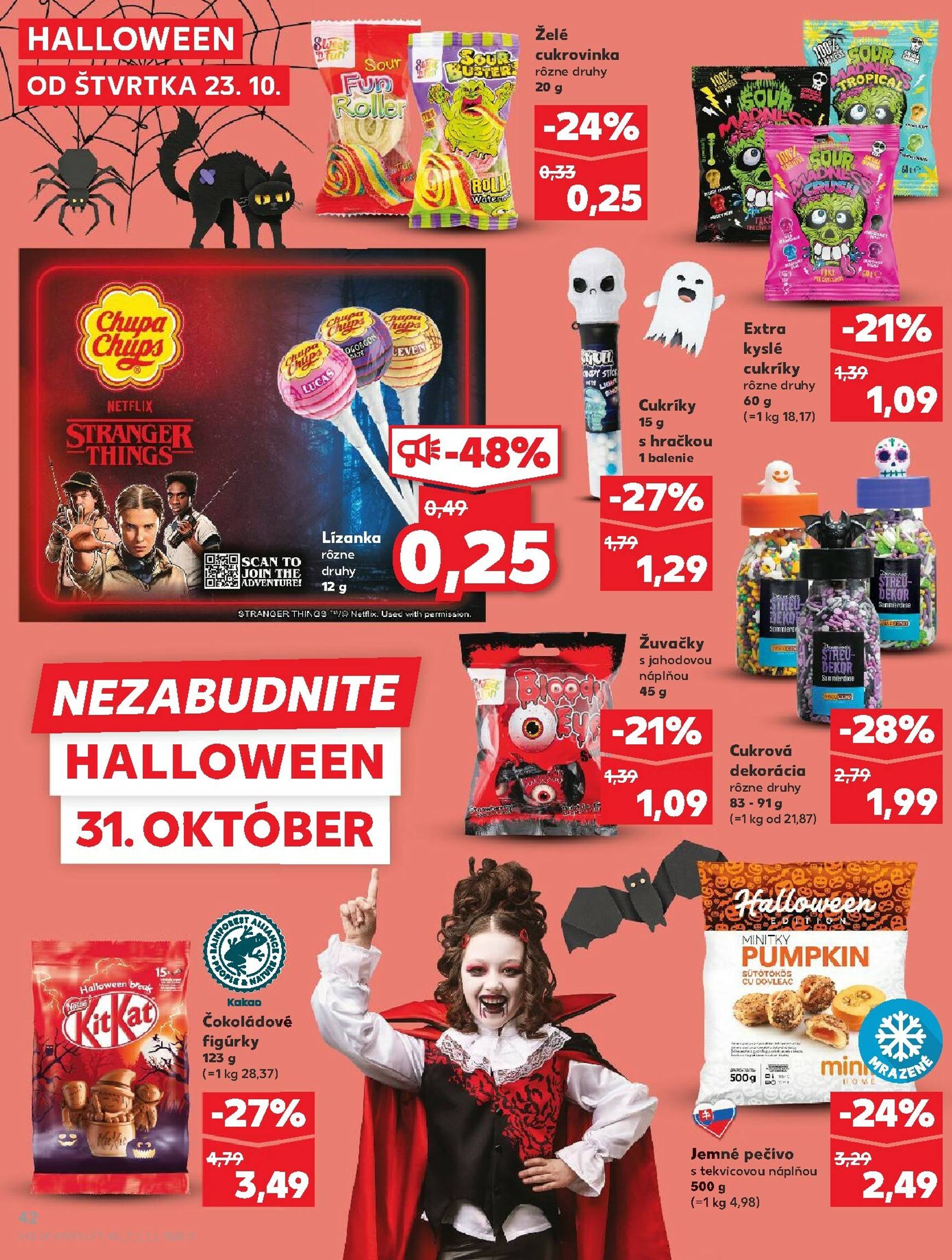 Page 42 of Aktuálny kaufland leták platný od štvrtka 23.10 do 29.10