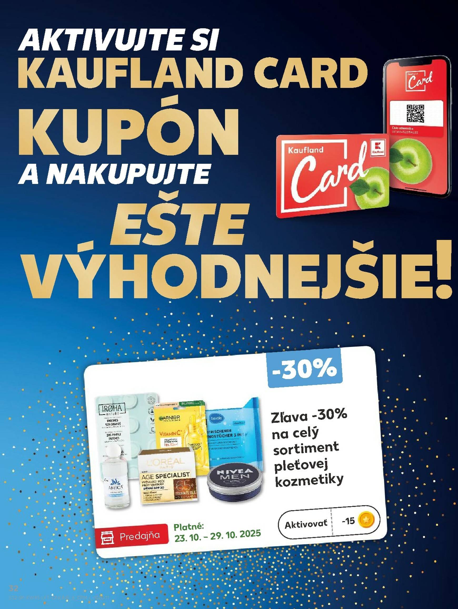 Page 32 of Aktuálny kaufland leták platný od štvrtka 23.10 do 29.10