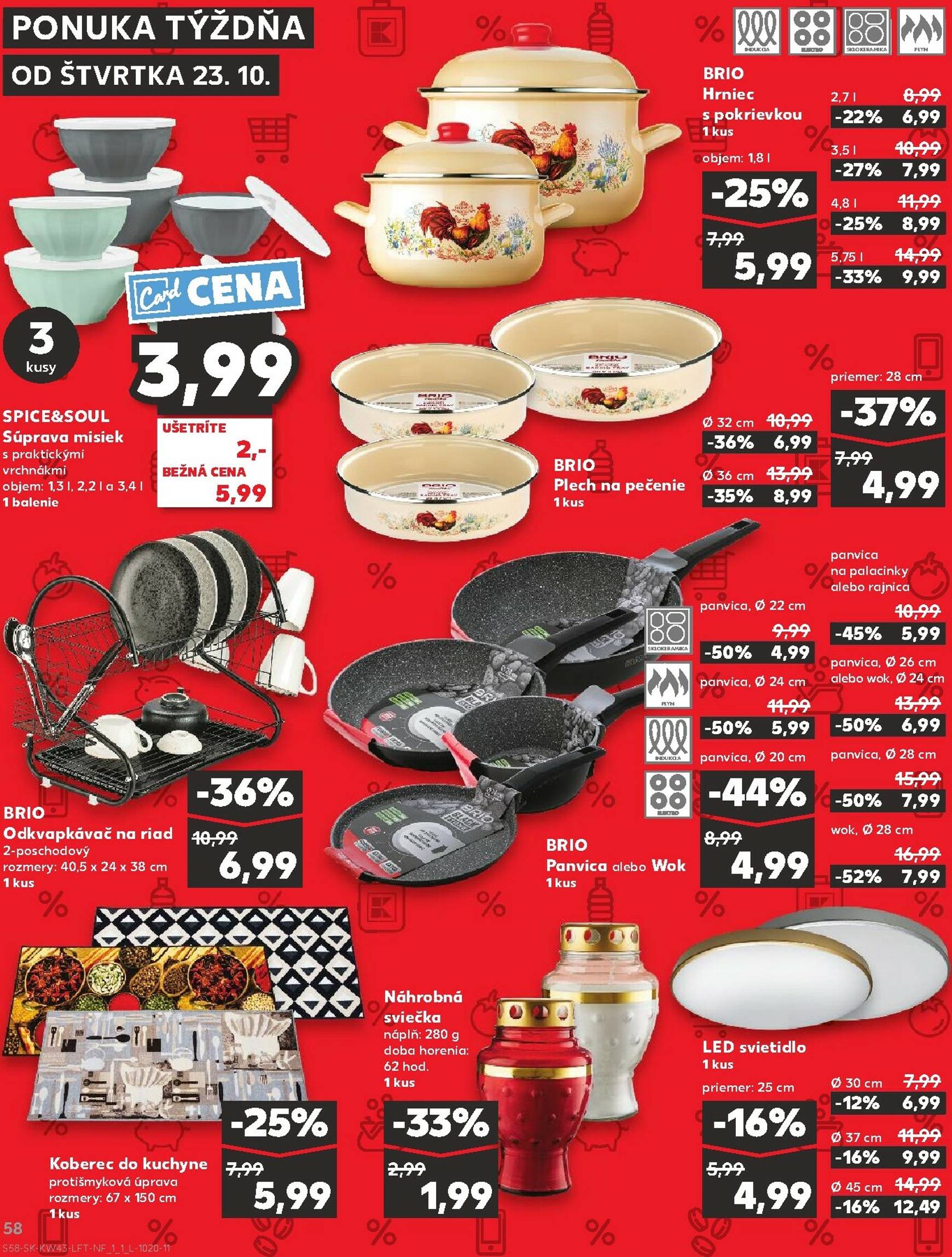 Page 58 of Aktuálny kaufland leták platný od štvrtka 23.10 do 29.10