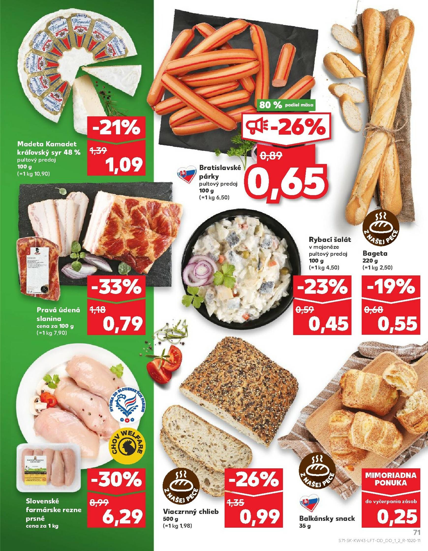 Page 71 of Aktuálny kaufland leták platný od štvrtka 23.10 do 29.10