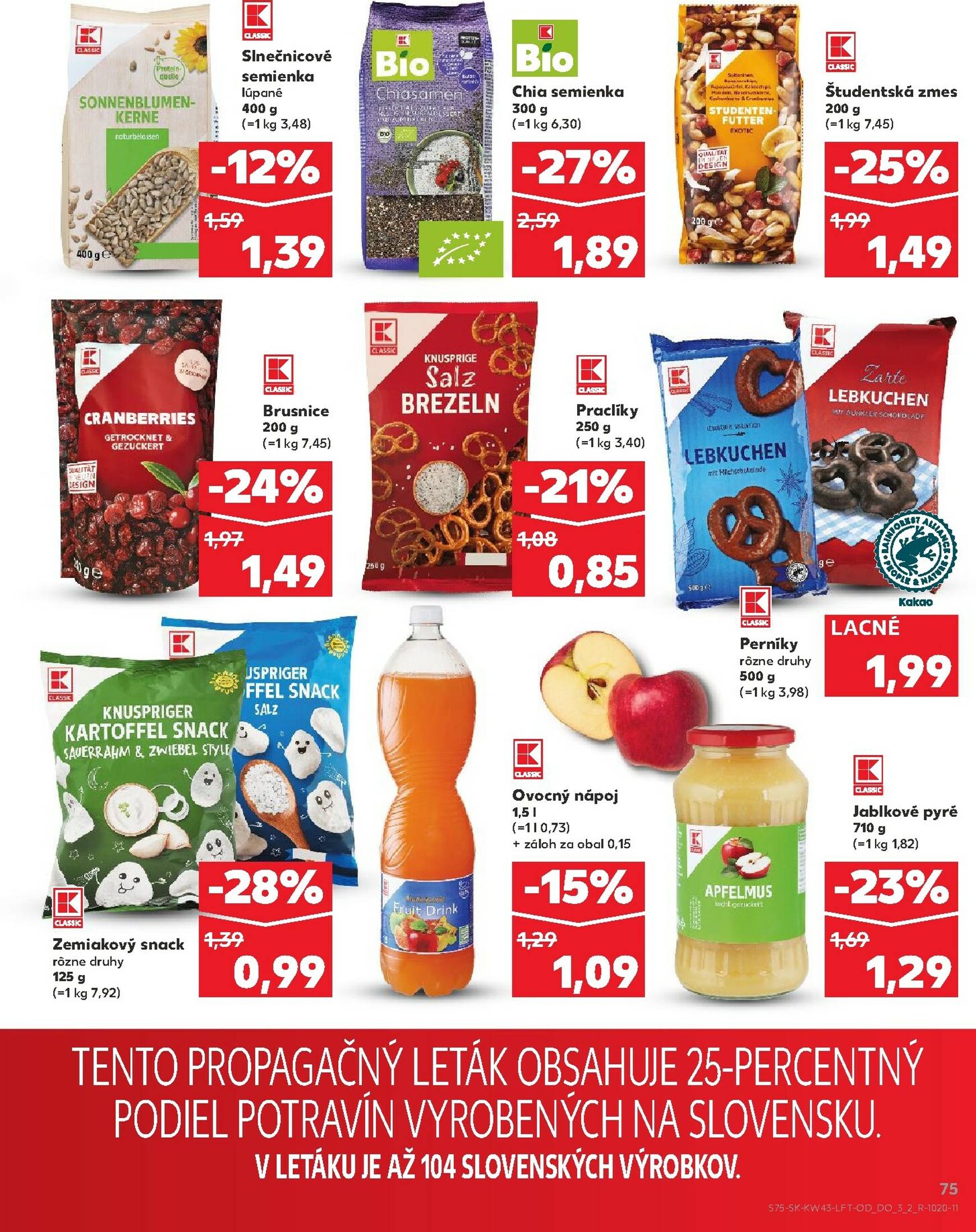 Page 75 of Aktuálny kaufland leták platný od štvrtka 23.10 do 29.10