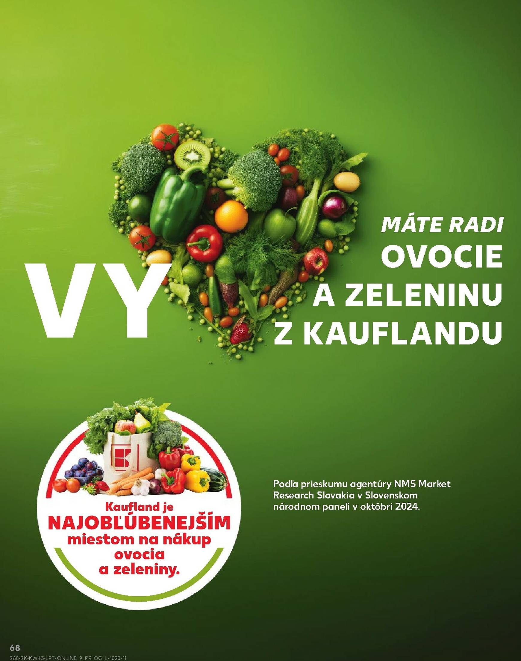 Page 68 of Aktuálny kaufland leták platný od štvrtka 23.10 do 29.10