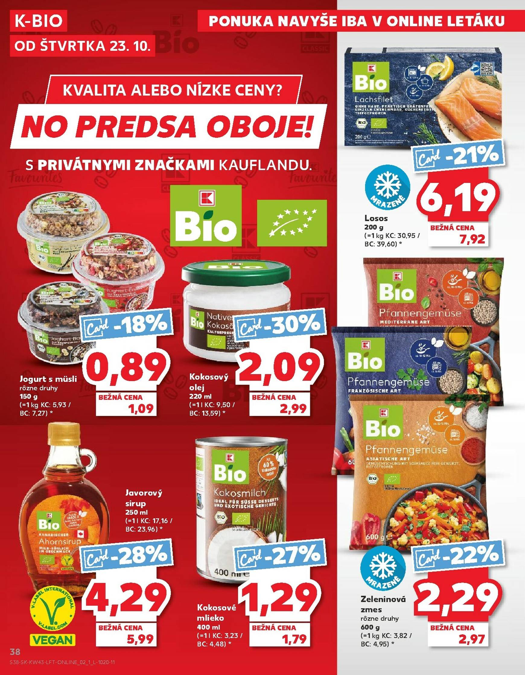 Page 38 of Aktuálny kaufland leták platný od štvrtka 23.10 do 29.10