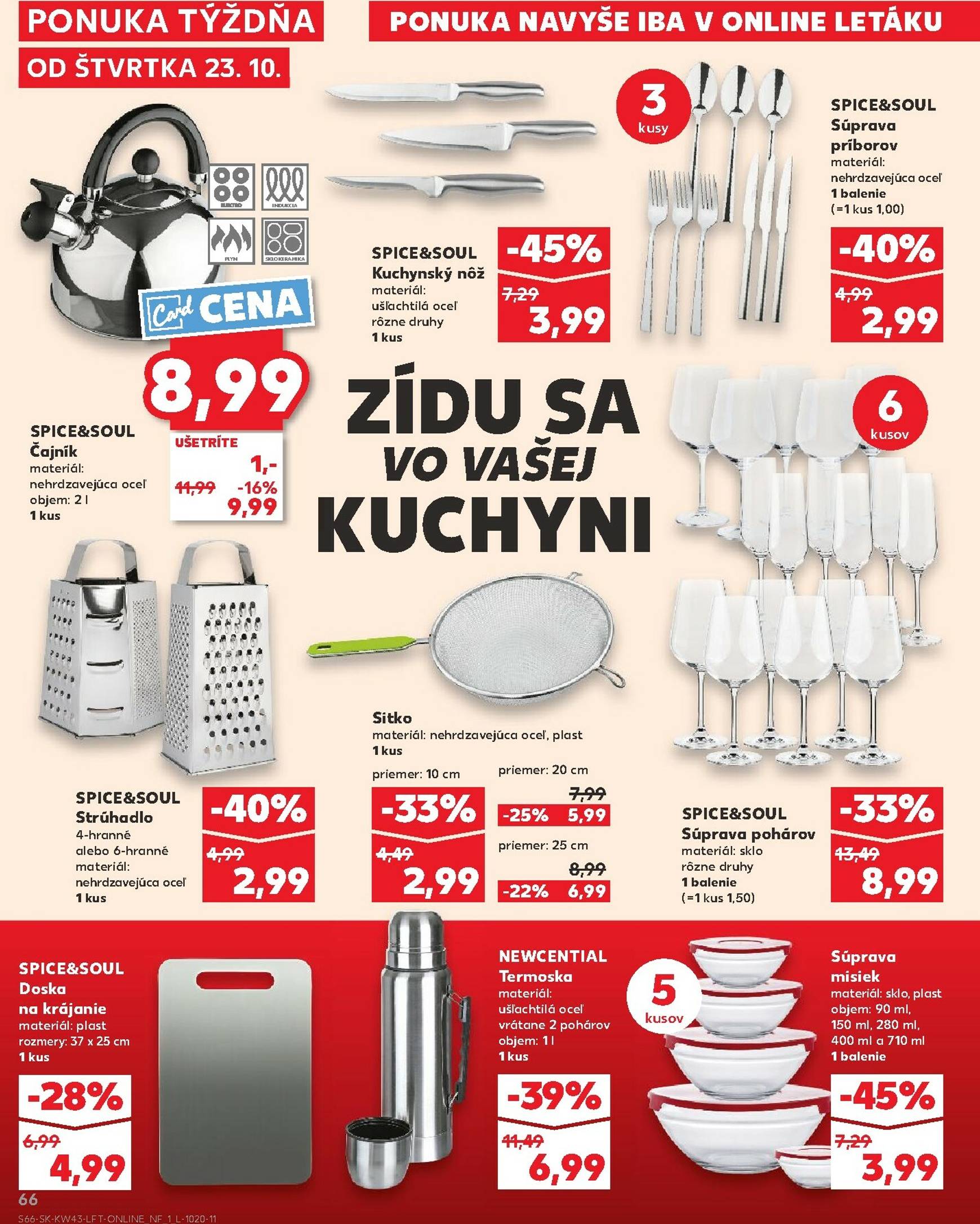 Page 66 of Aktuálny kaufland leták platný od štvrtka 23.10 do 29.10