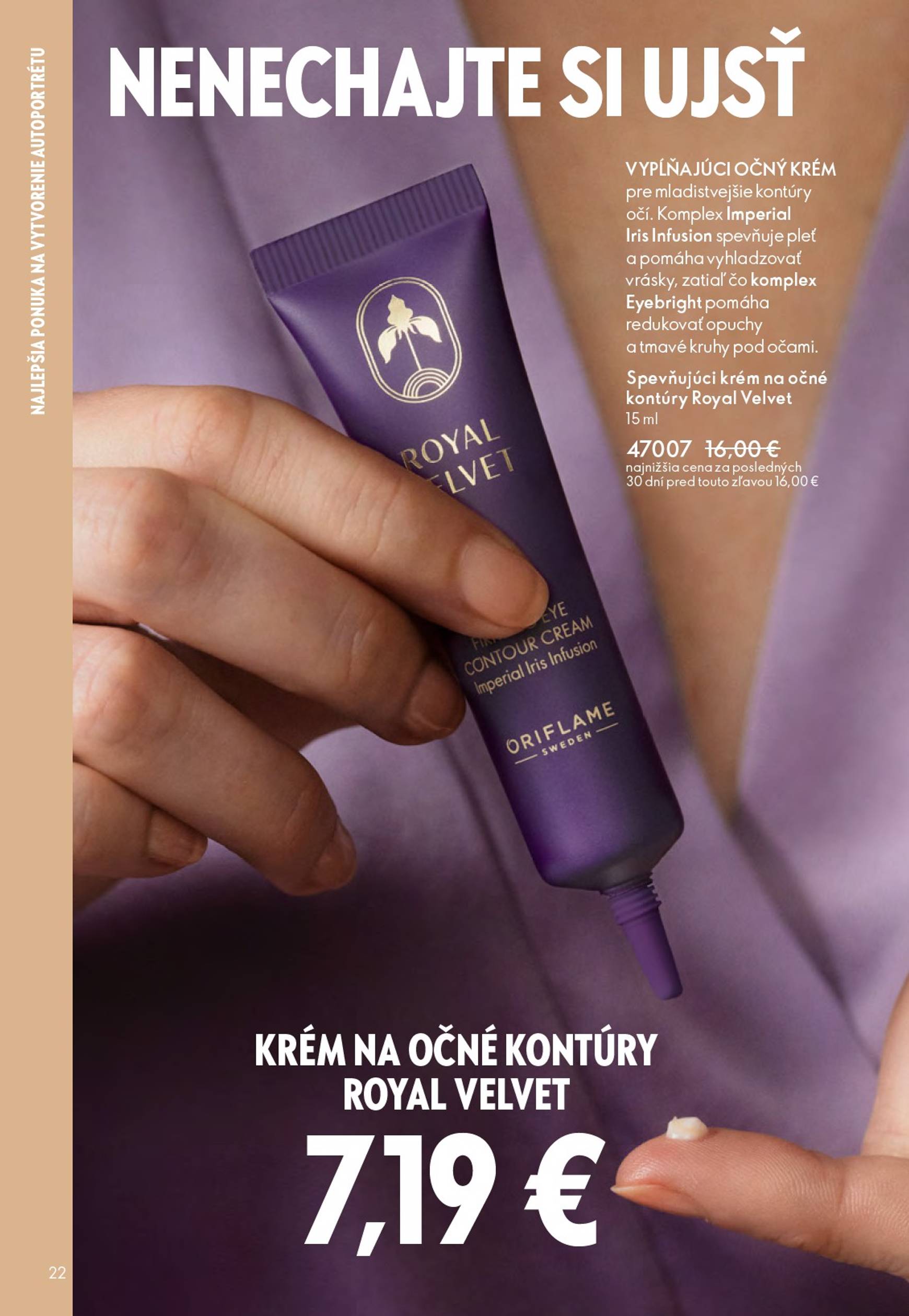 Page 22 of Aktuálny oriflame leták platný od stredy 22.10 do 11.11