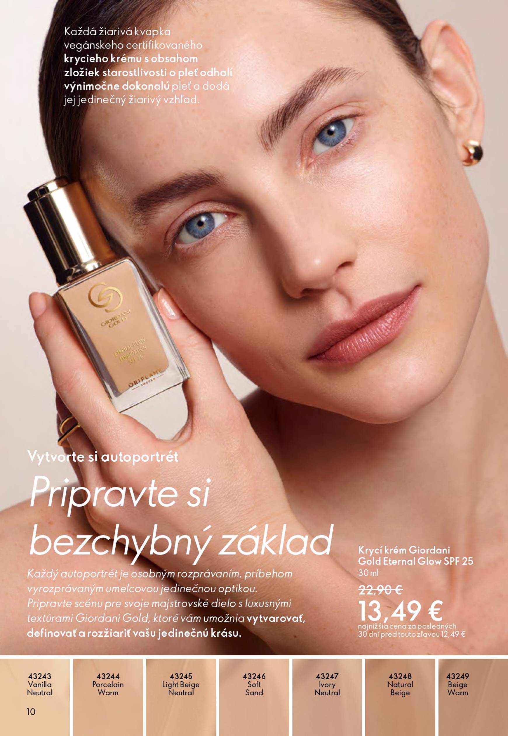 Page 10 of Aktuálny oriflame leták platný od stredy 22.10 do 11.11