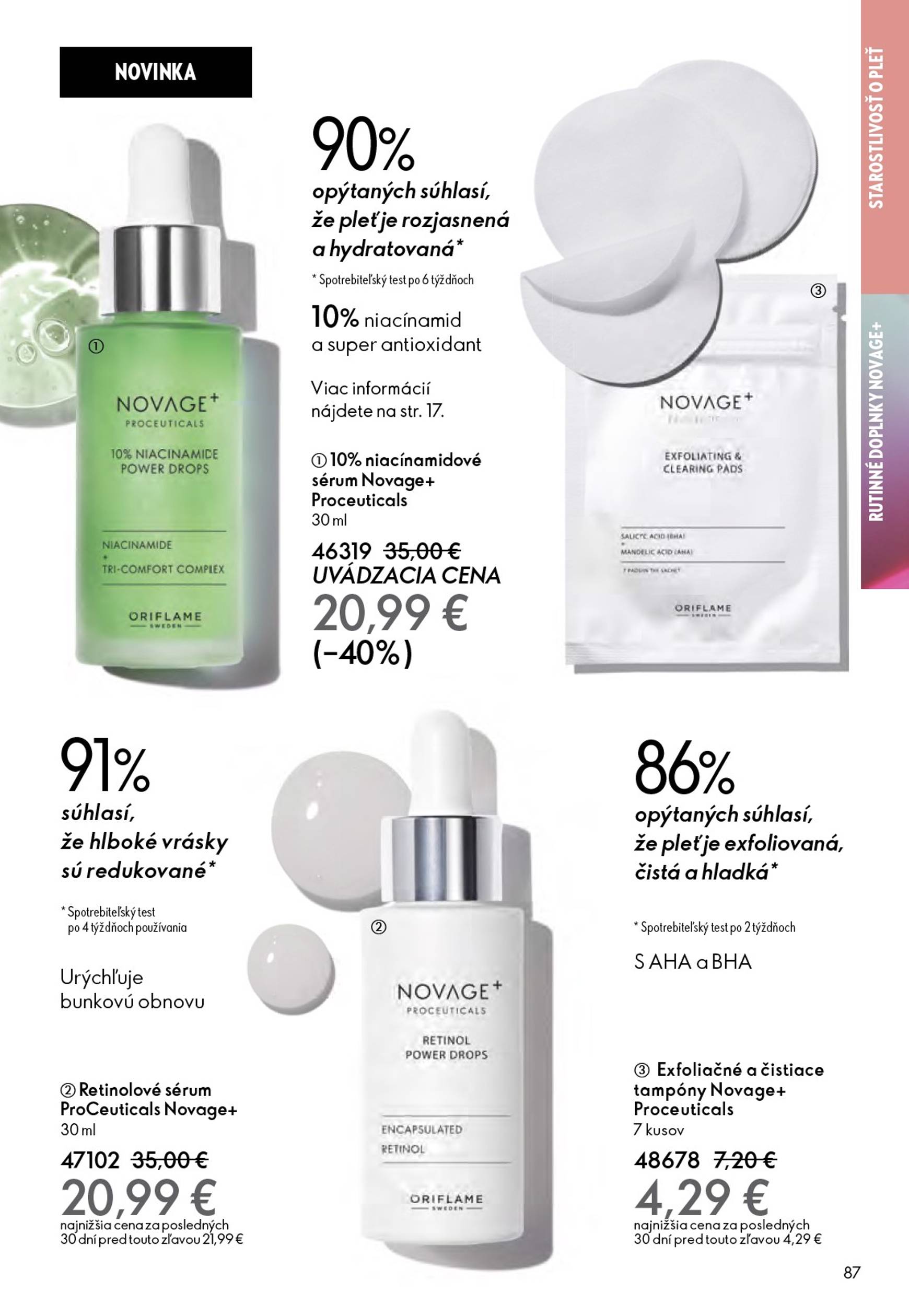 Page 87 of Aktuálny oriflame leták platný od stredy 22.10 do 11.11