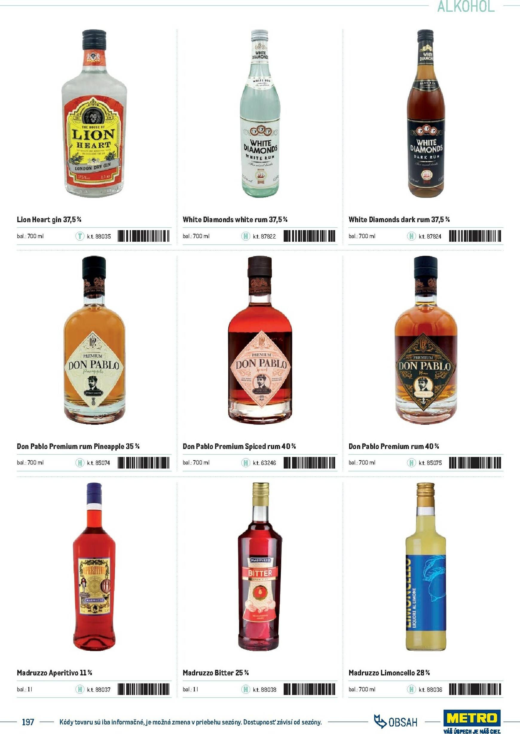 Page 197 of Aktuálny metro leták platný od stredy 01.10 do 31.12