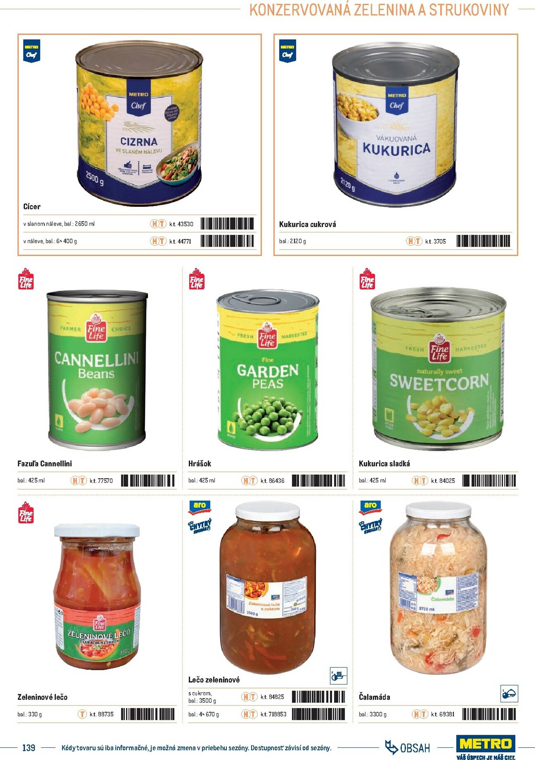 Page 139 of Aktuálny metro leták platný od stredy 01.10 do 31.12