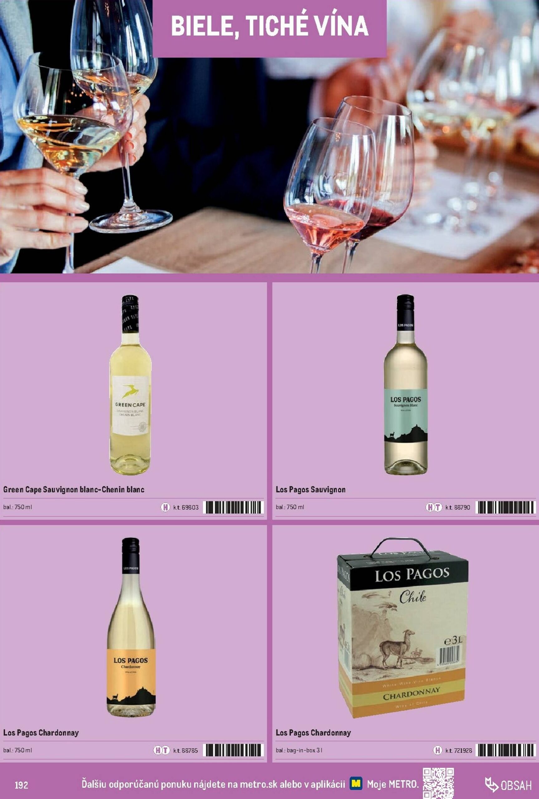 Page 192 of Aktuálny metro leták platný od stredy 01.10 do 31.12