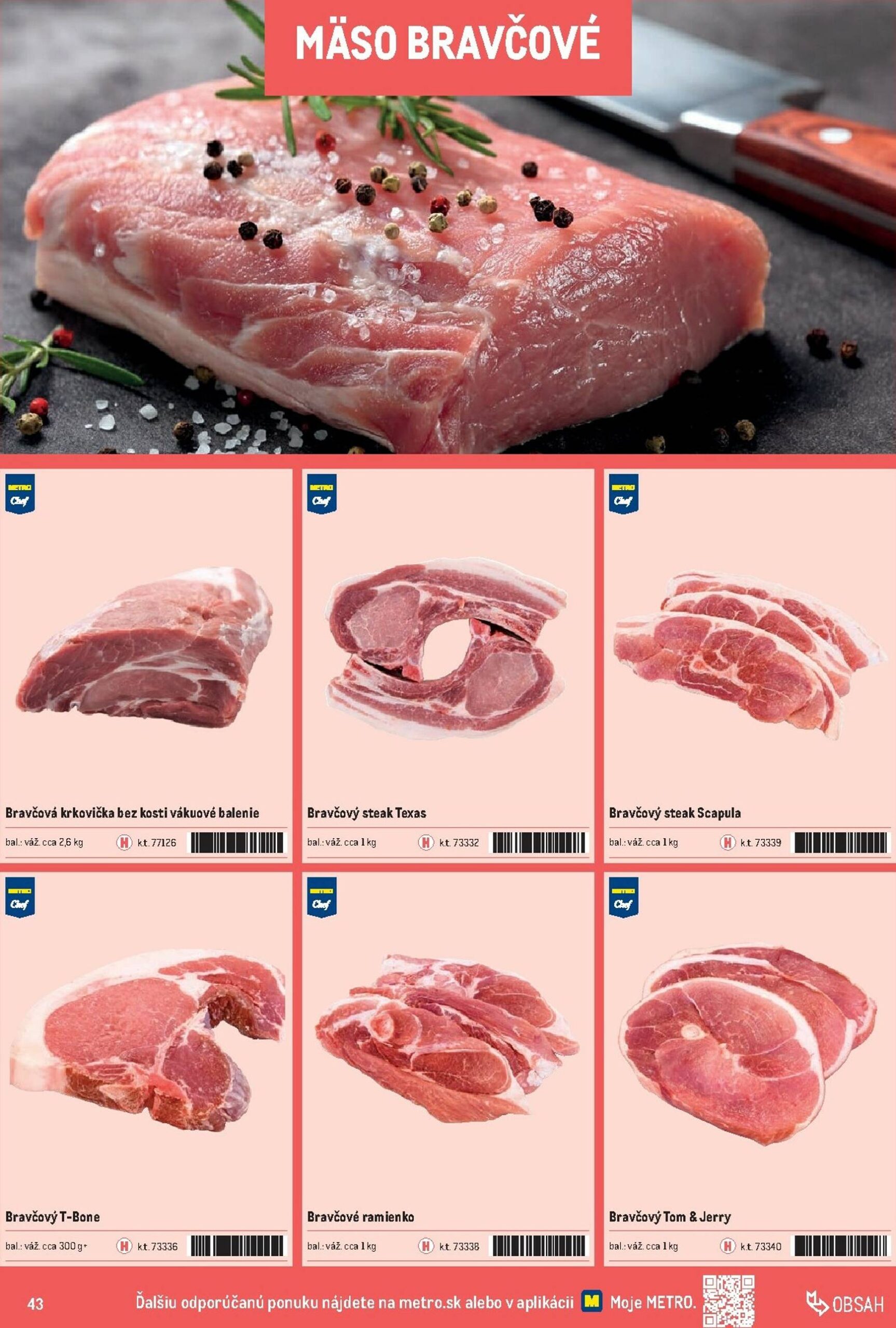 Page 43 of Aktuálny metro leták platný od stredy 01.10 do 31.12