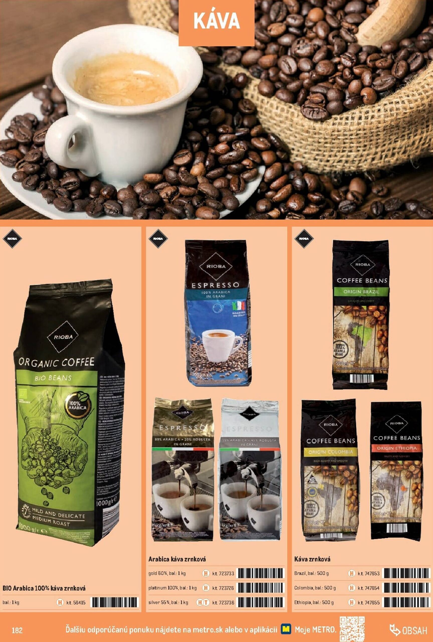 Page 182 of Aktuálny metro leták platný od stredy 01.10 do 31.12