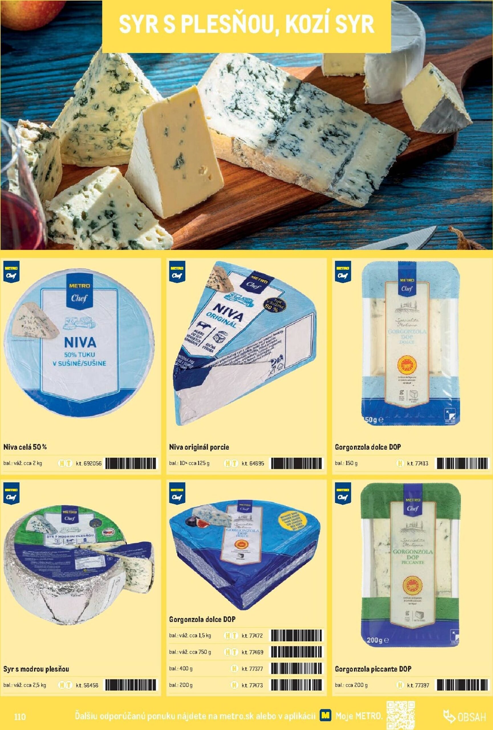 Page 110 of Aktuálny metro leták platný od stredy 01.10 do 31.12