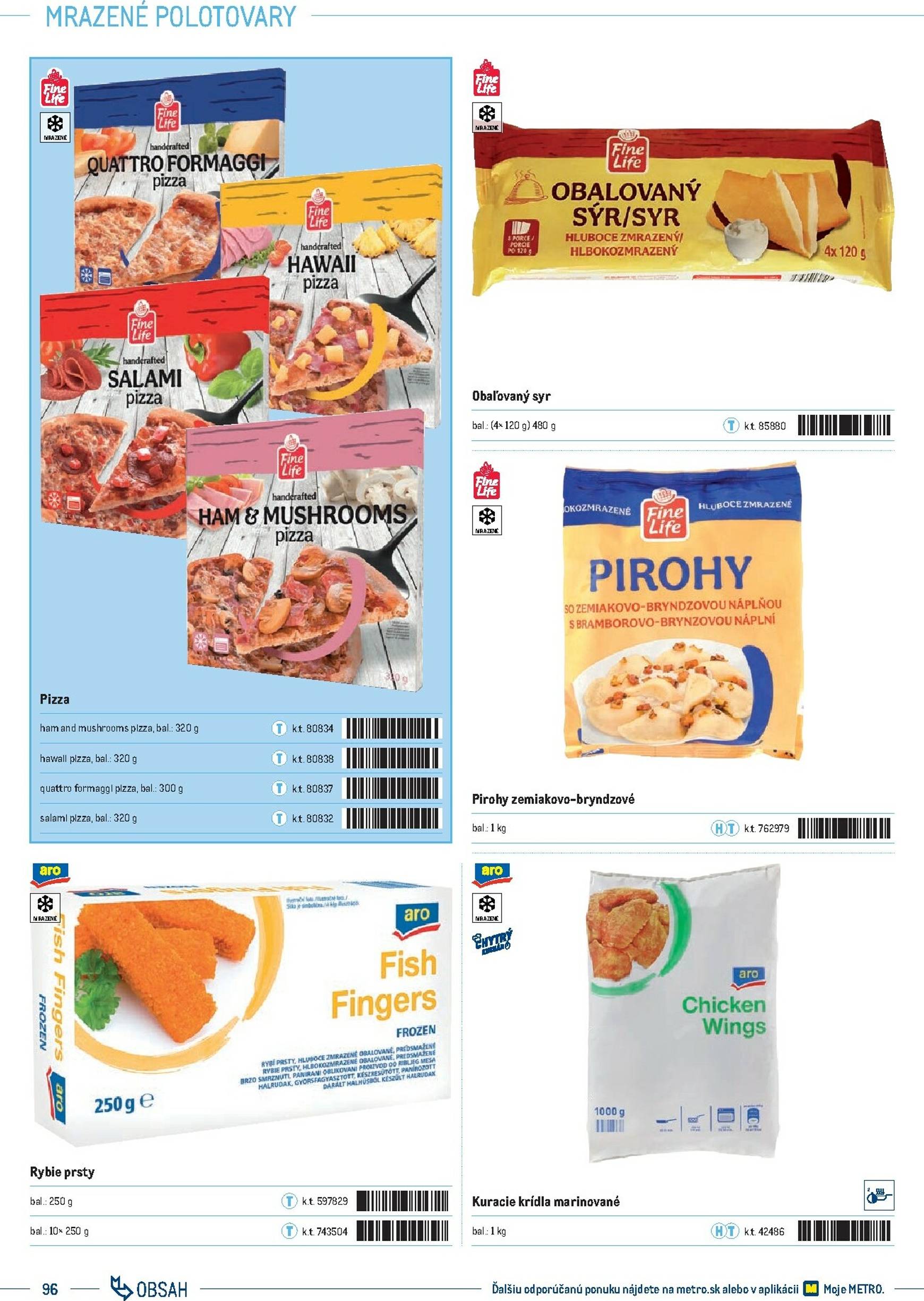 Page 96 of Aktuálny metro leták platný od stredy 01.10 do 31.12