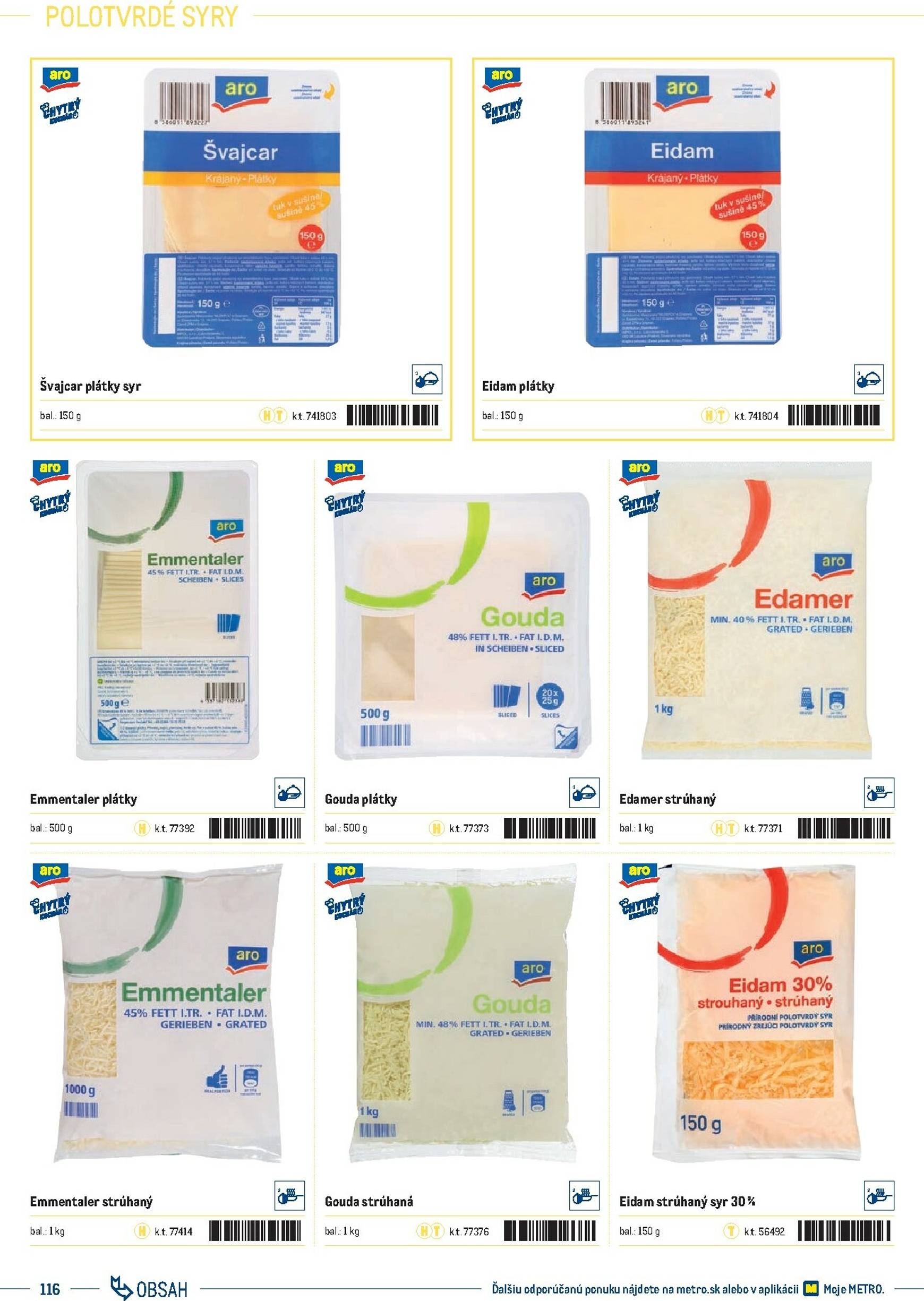 Page 116 of Aktuálny metro leták platný od stredy 01.10 do 31.12