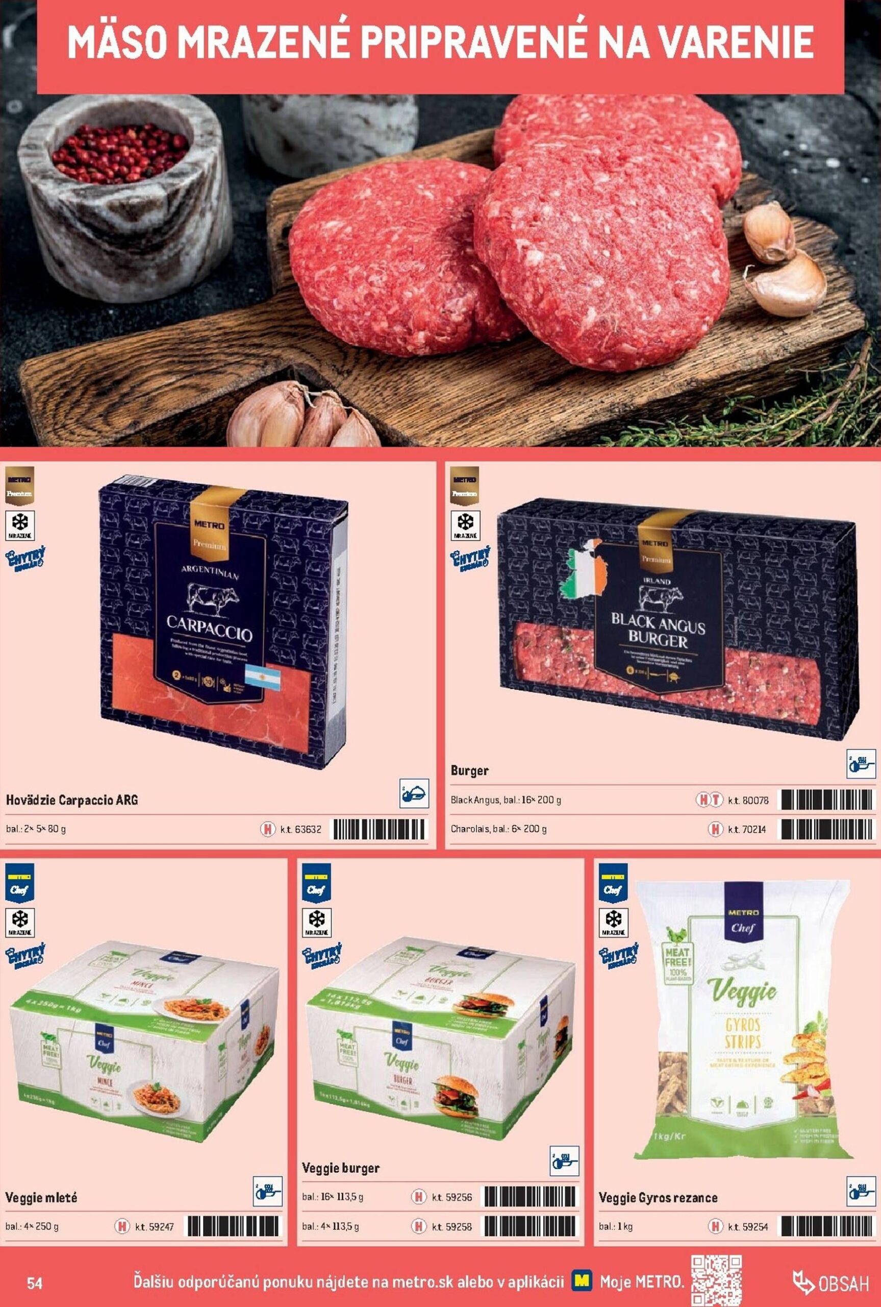 Page 54 of Aktuálny metro leták platný od stredy 01.10 do 31.12