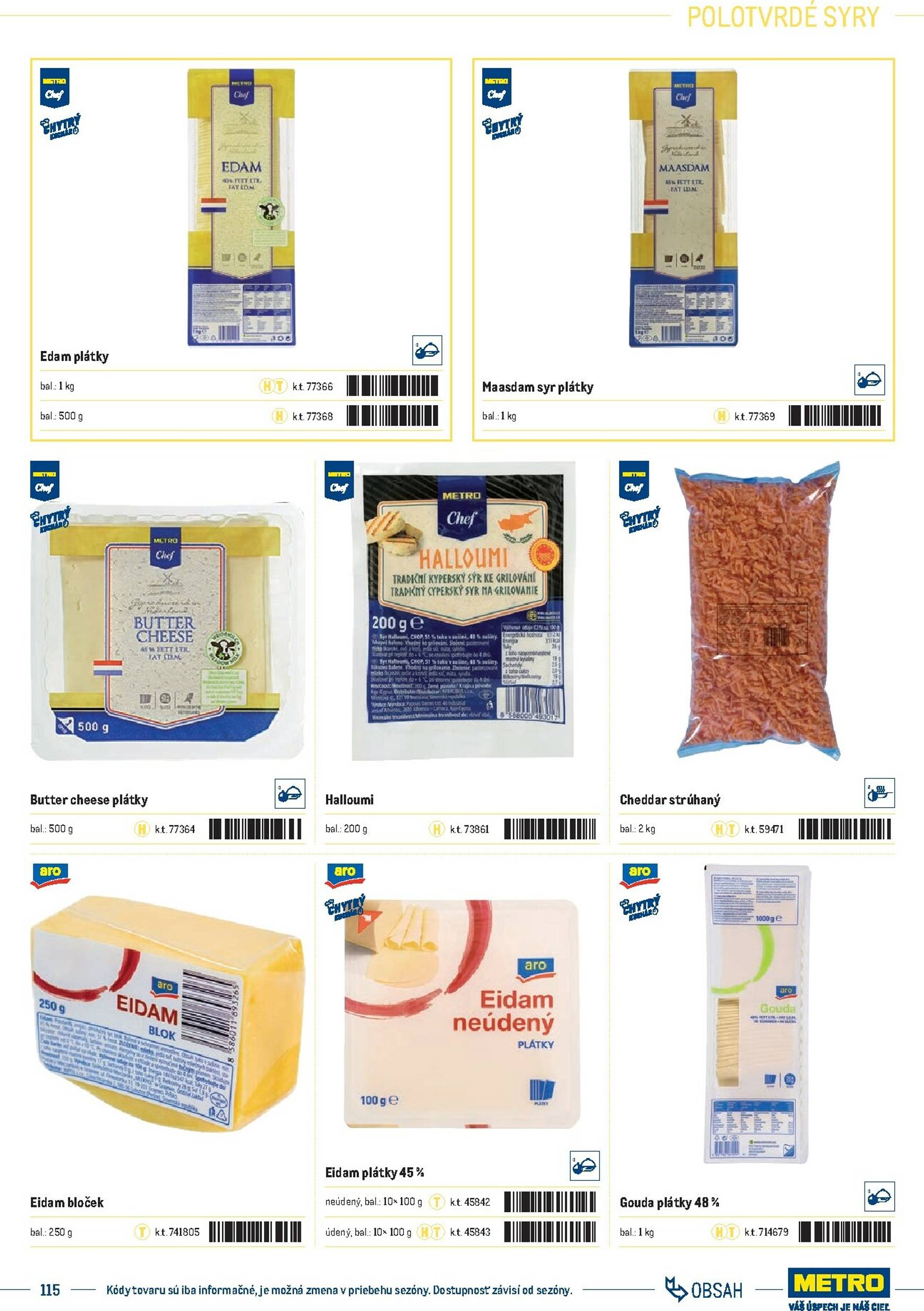 Page 115 of Aktuálny metro leták platný od stredy 01.10 do 31.12