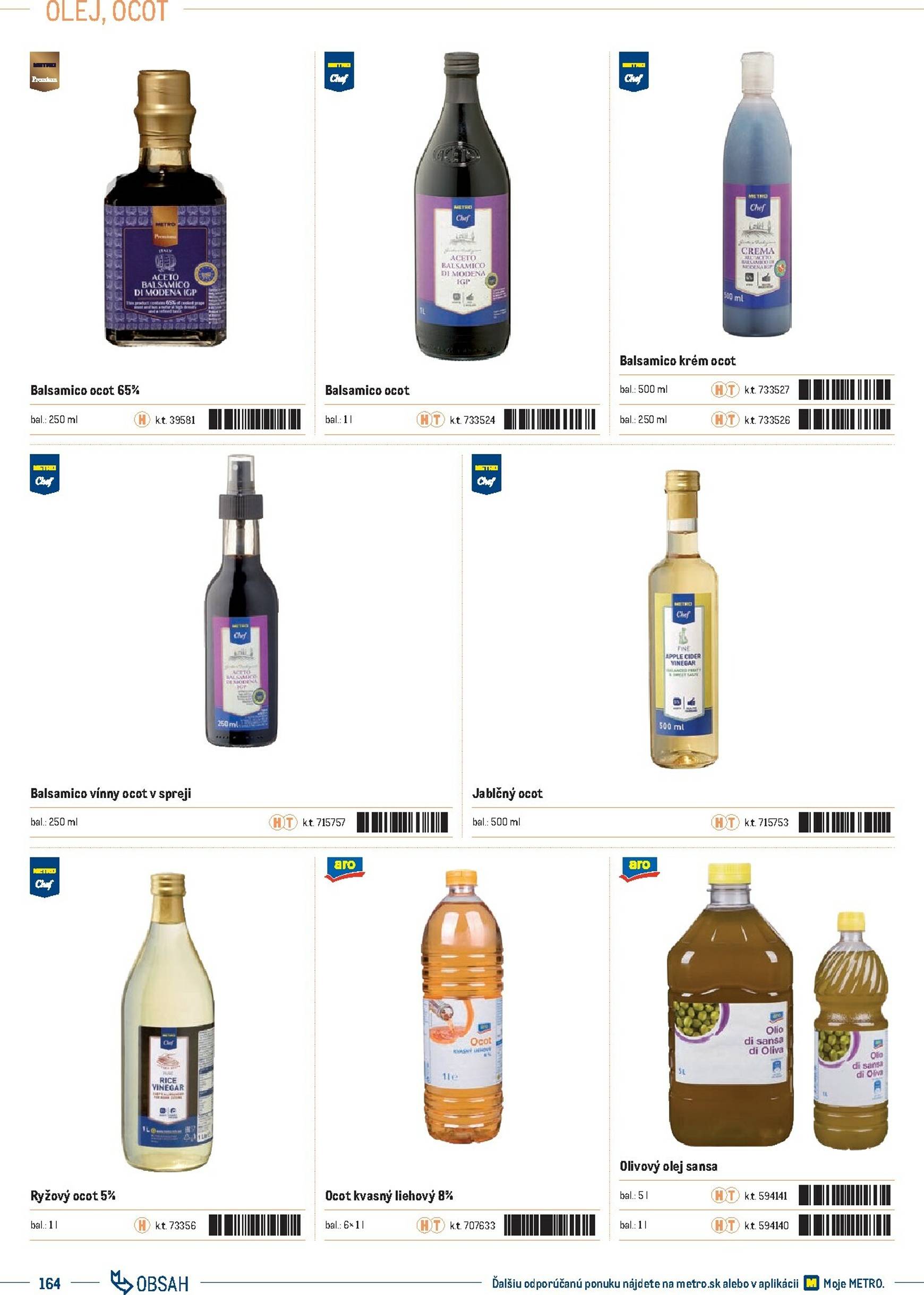 Page 164 of Aktuálny metro leták platný od stredy 01.10 do 31.12