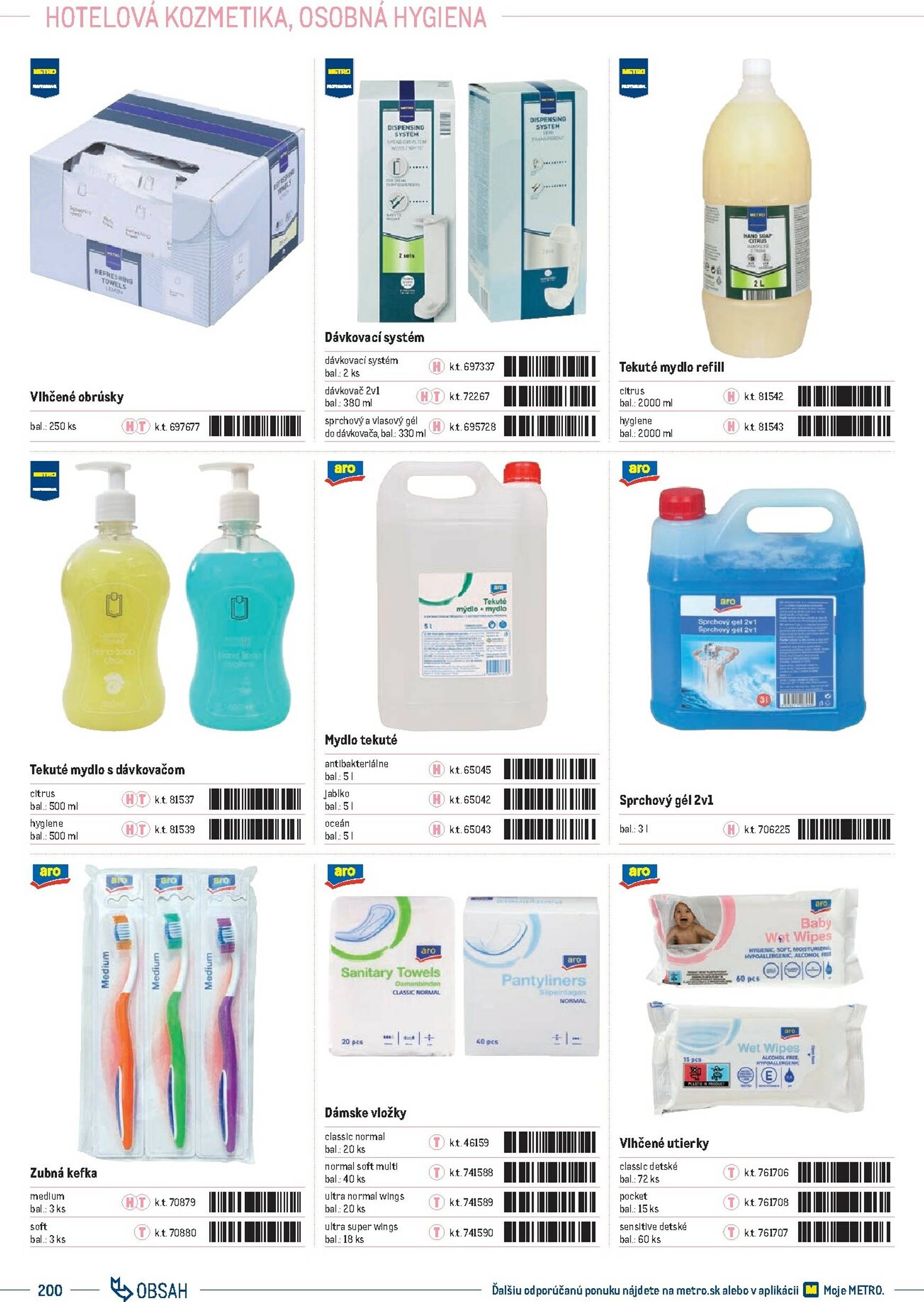 Page 200 of Aktuálny metro leták platný od stredy 01.10 do 31.12