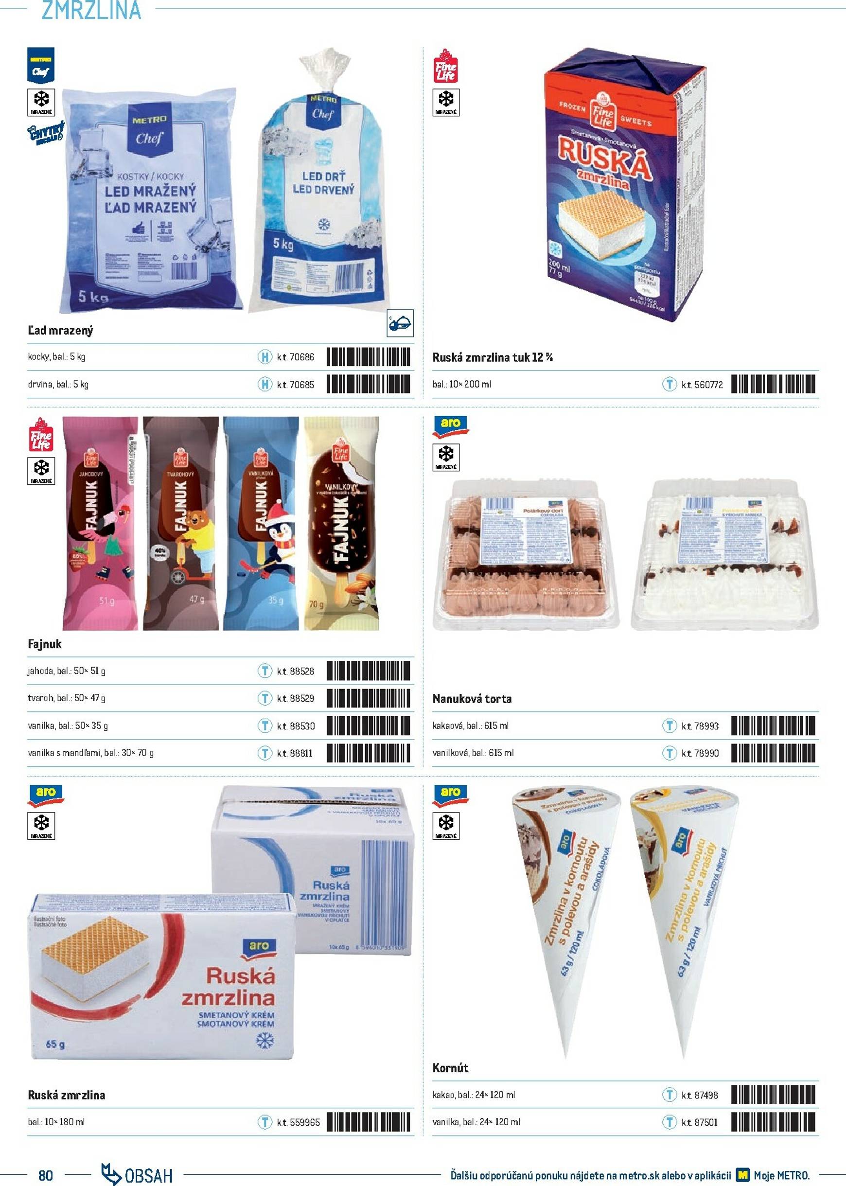 Page 80 of Aktuálny metro leták platný od stredy 01.10 do 31.12