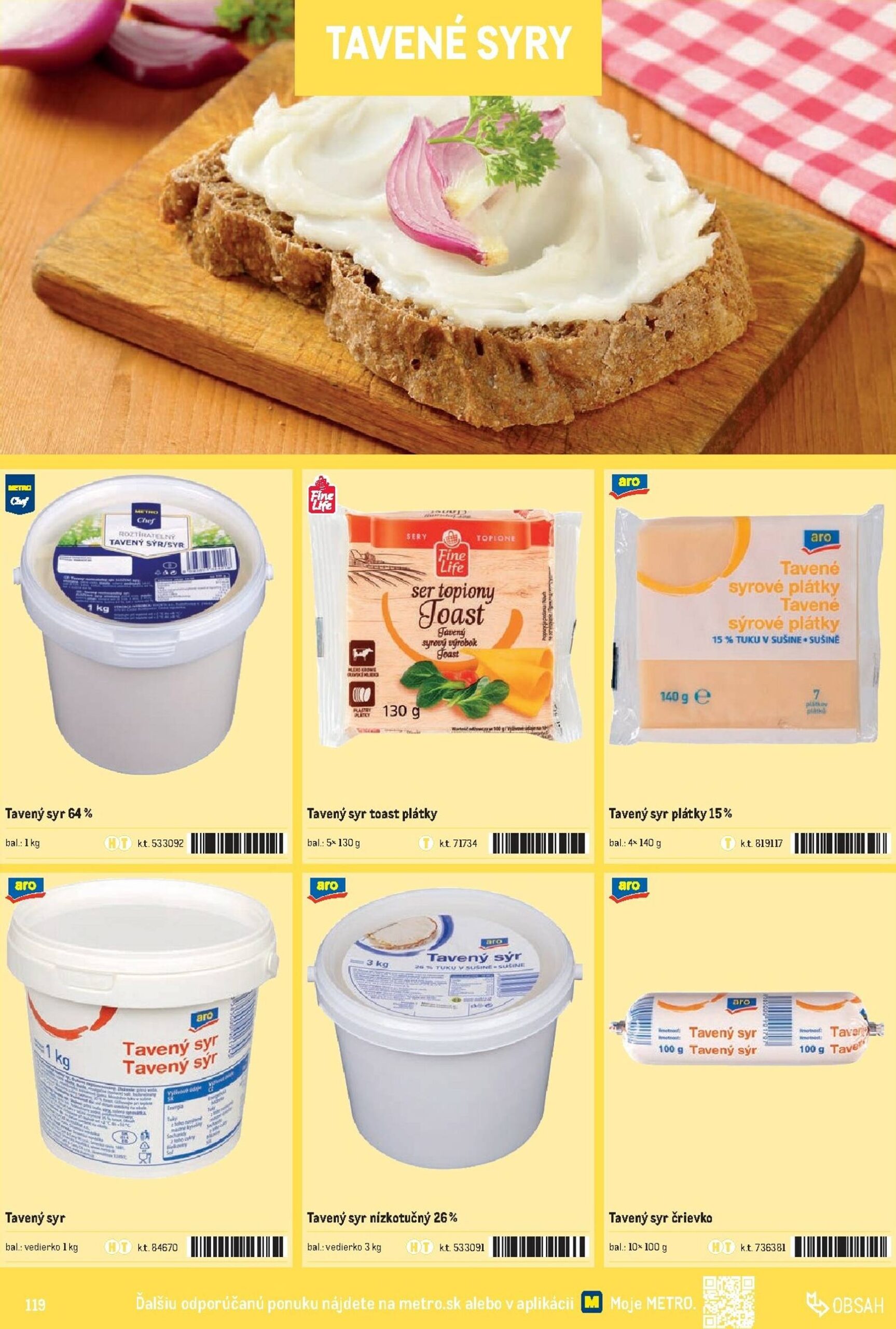 Page 119 of Aktuálny metro leták platný od stredy 01.10 do 31.12