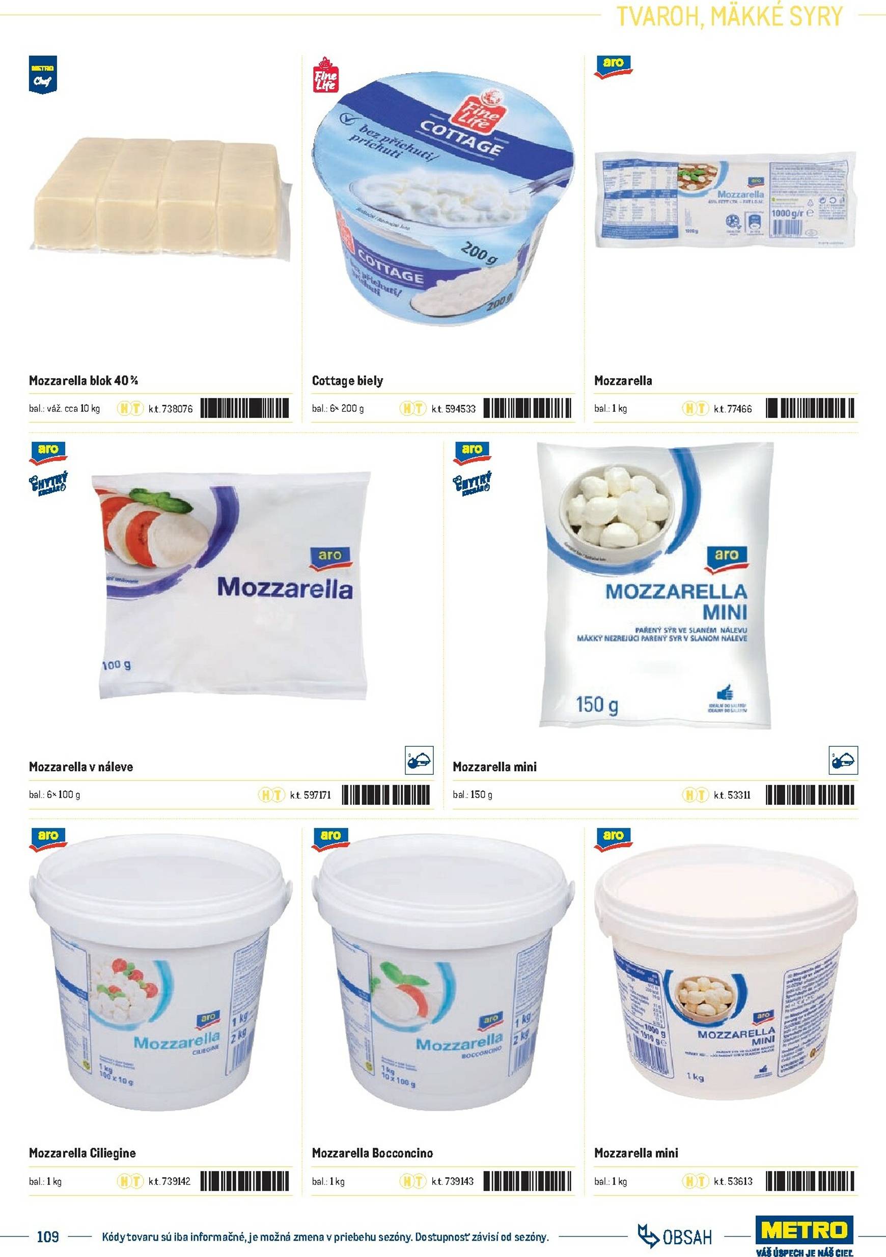 Page 109 of Aktuálny metro leták platný od stredy 01.10 do 31.12