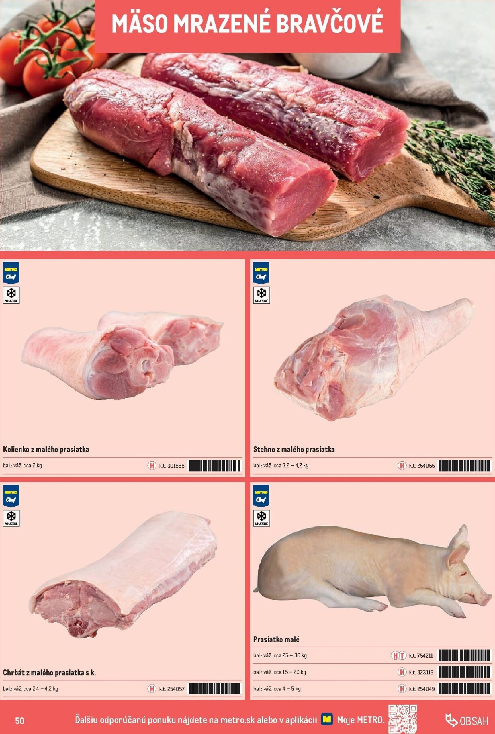 Page 50 of Aktuálny metro leták platný od stredy 01.10 do 31.12