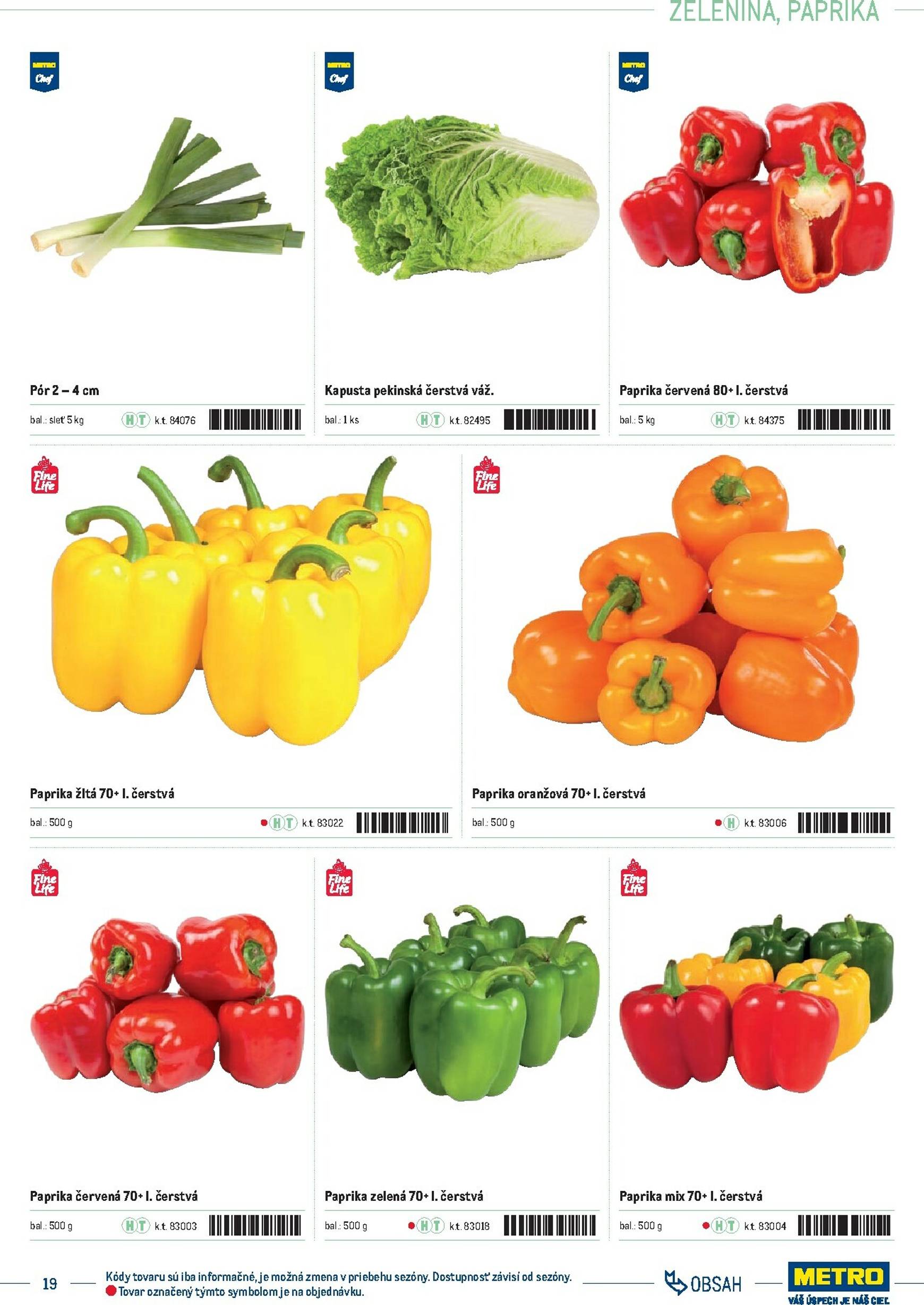 Page 19 of Aktuálny metro leták platný od stredy 01.10 do 31.12