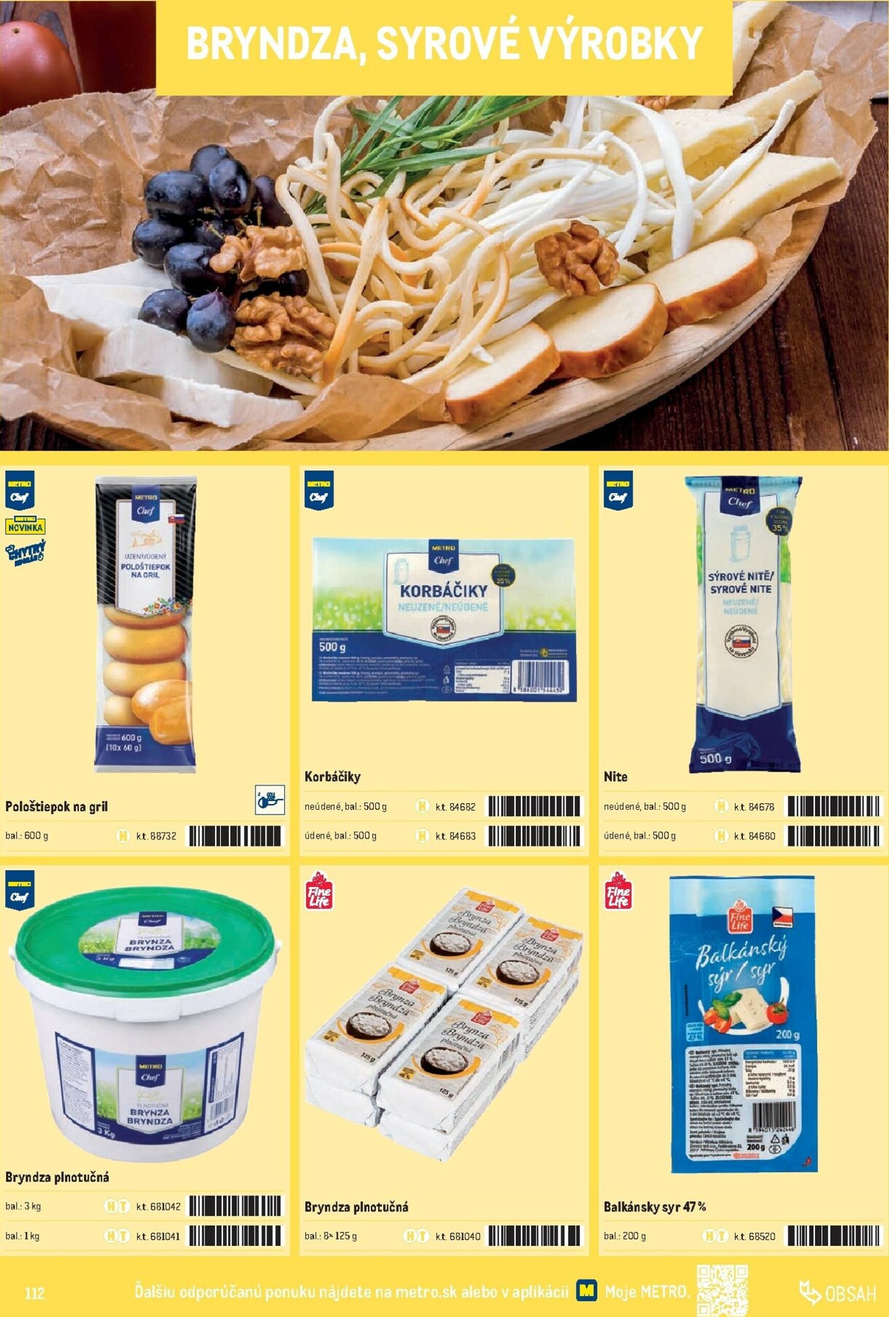 Page 112 of Aktuálny metro leták platný od stredy 01.10 do 31.12