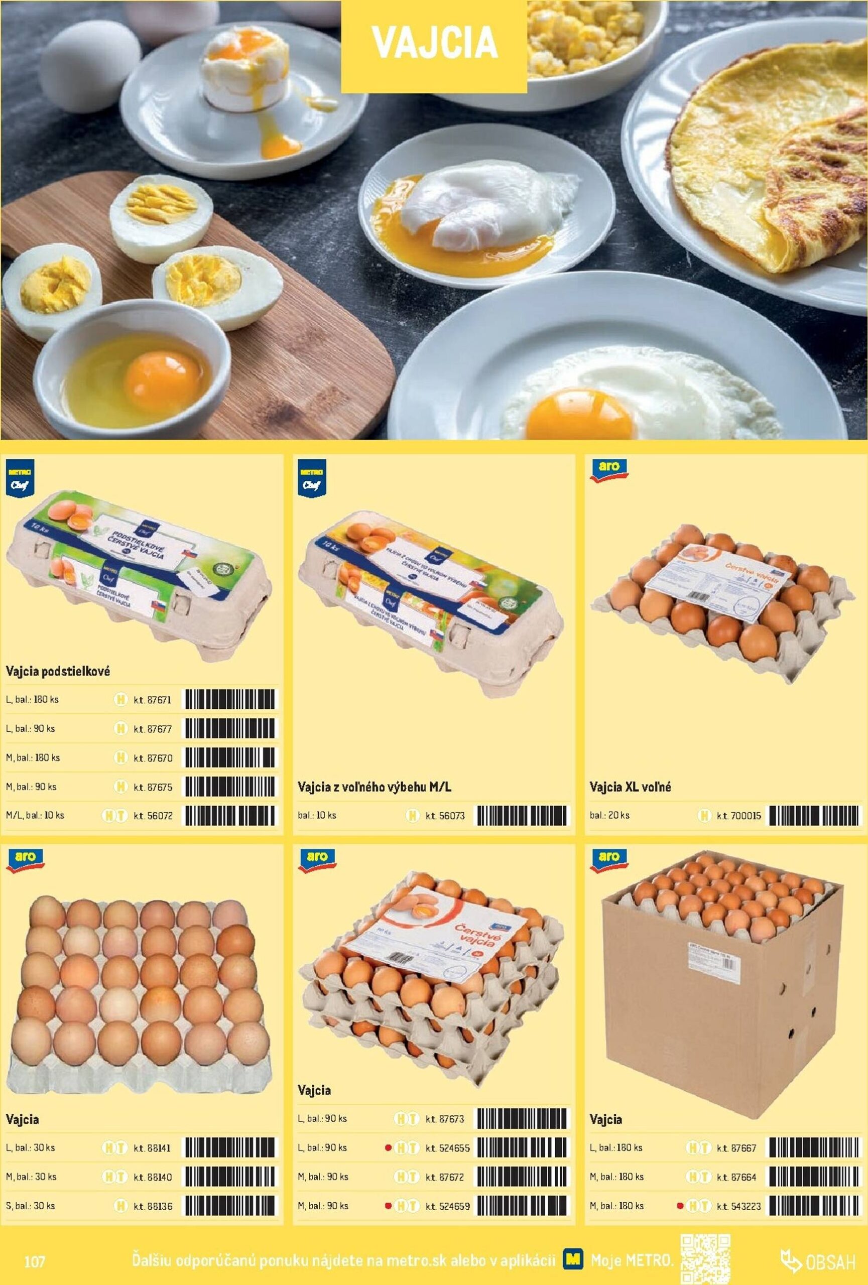 Page 107 of Aktuálny metro leták platný od stredy 01.10 do 31.12