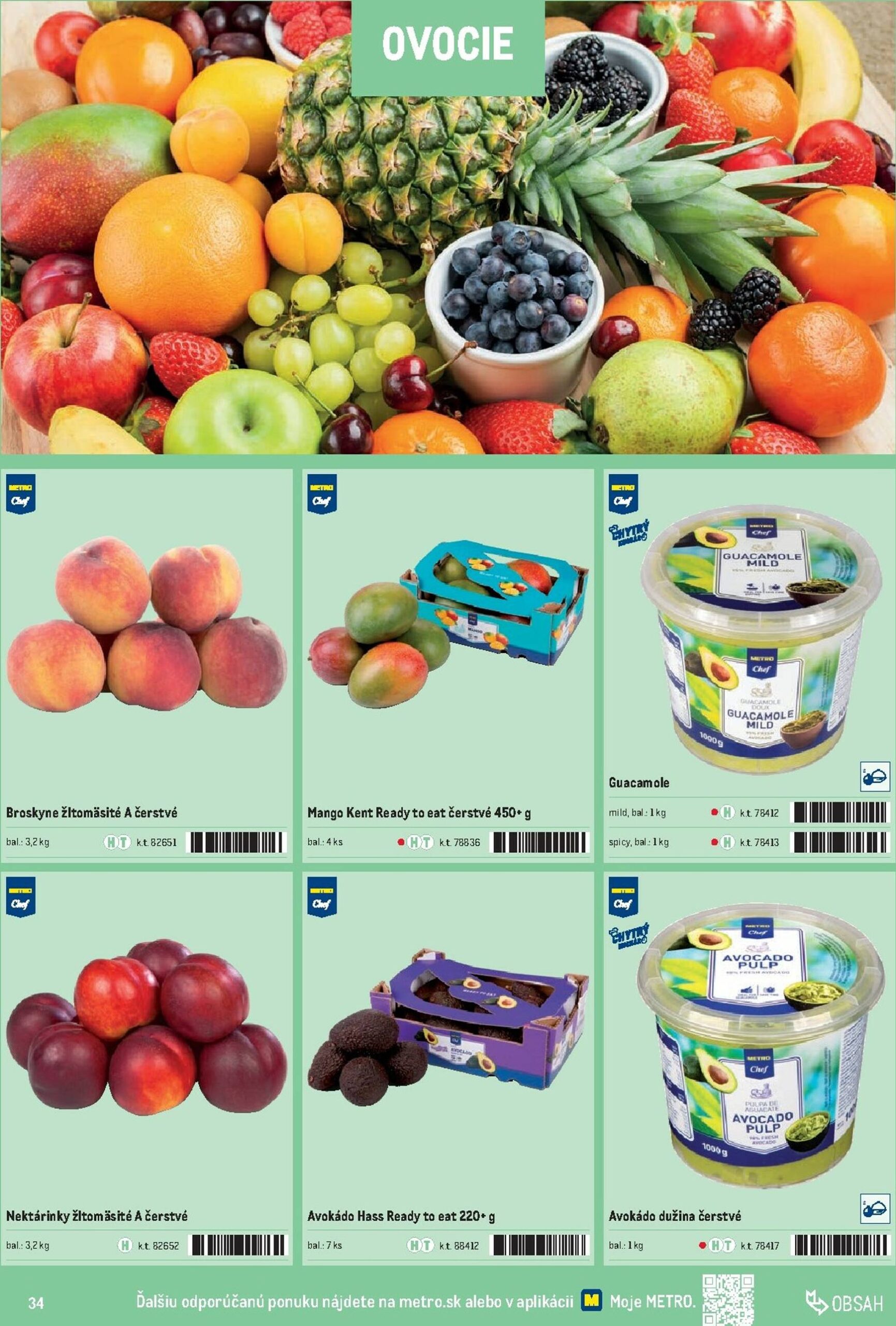Page 34 of Aktuálny metro leták platný od stredy 01.10 do 31.12