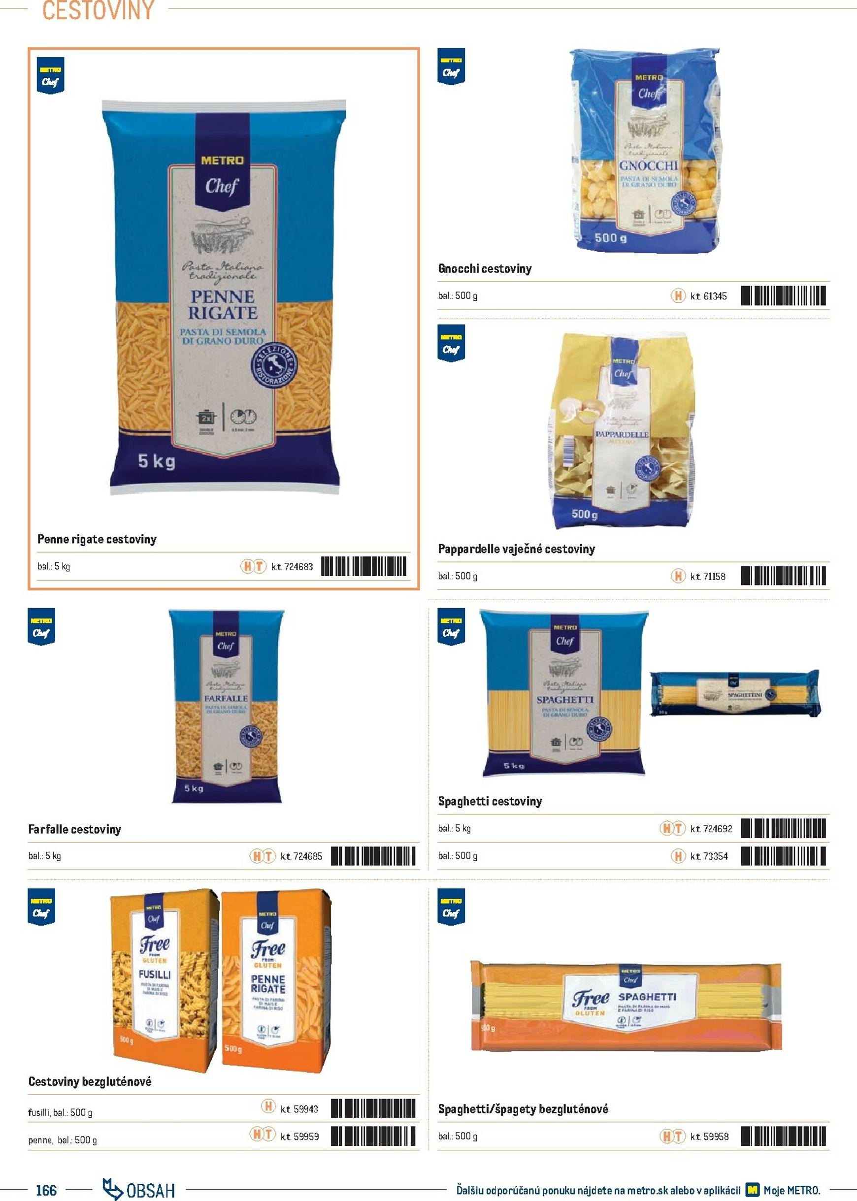 Page 166 of Aktuálny metro leták platný od stredy 01.10 do 31.12