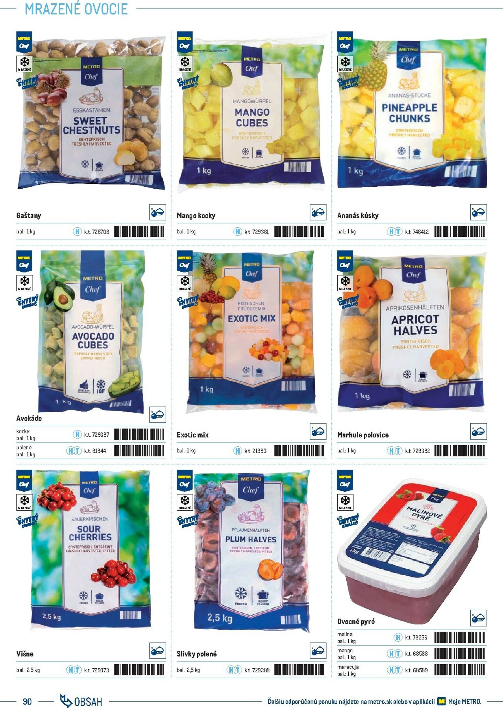 Page 90 of Aktuálny metro leták platný od stredy 01.10 do 31.12