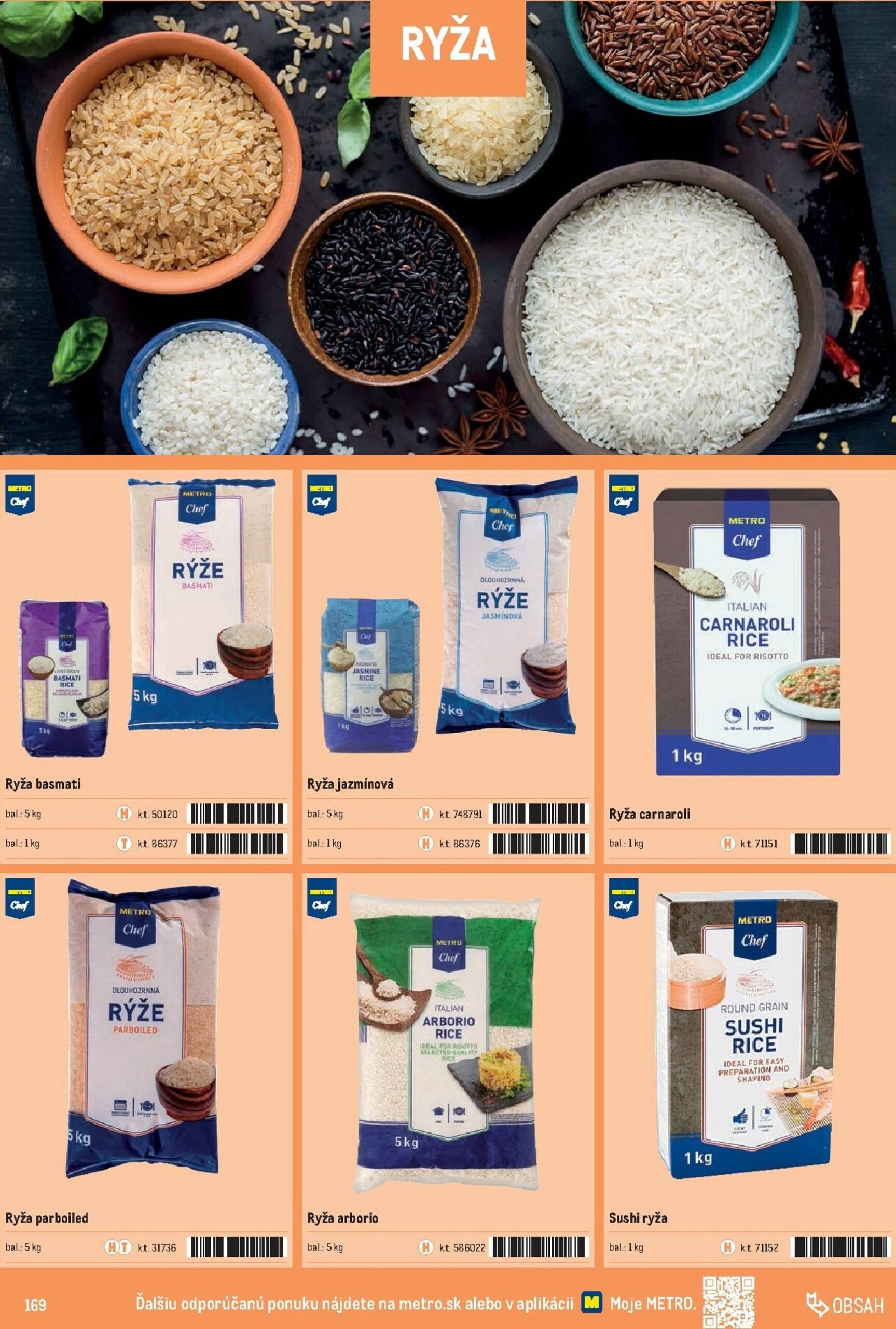 Page 169 of Aktuálny metro leták platný od stredy 01.10 do 31.12