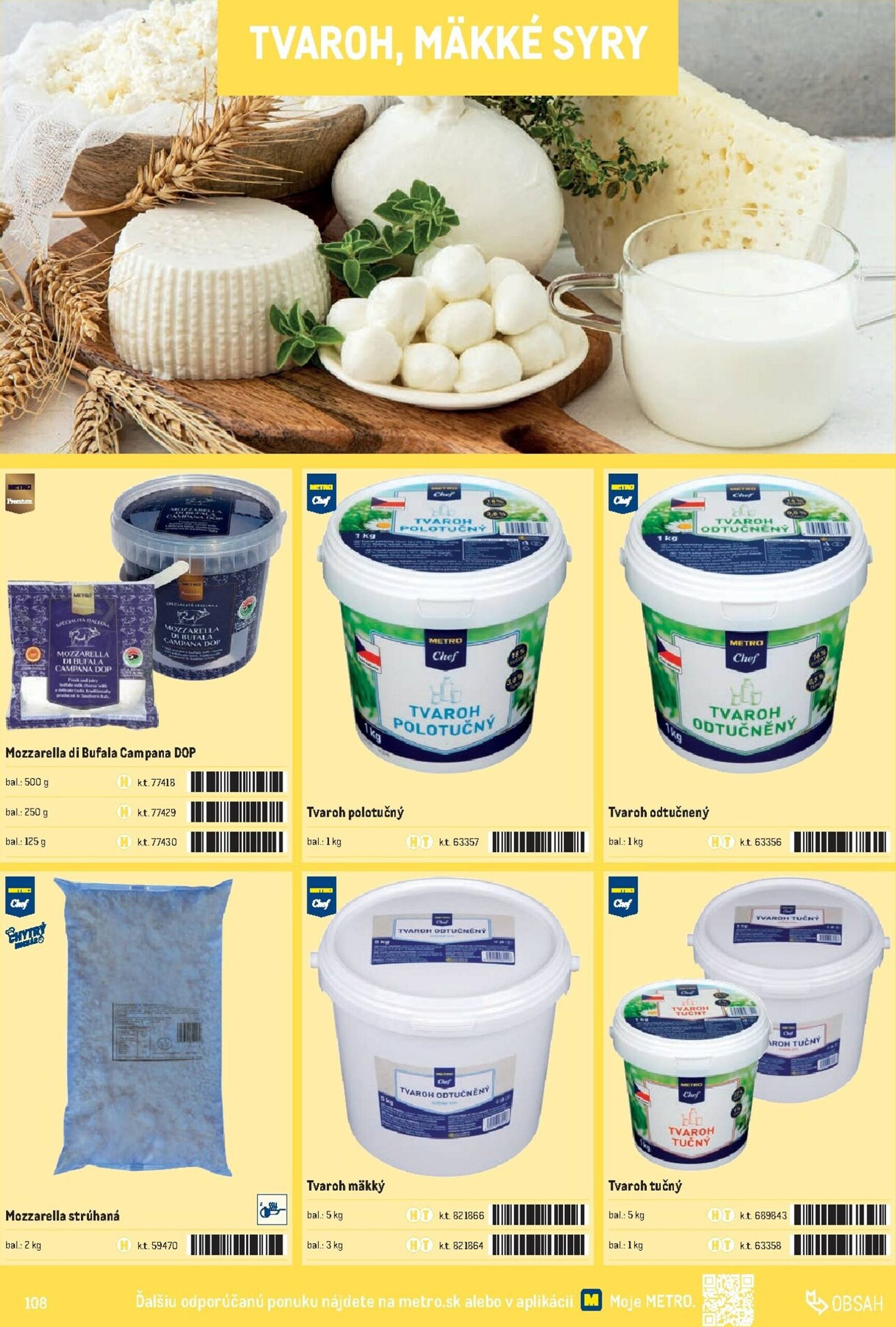 Page 108 of Aktuálny metro leták platný od stredy 01.10 do 31.12