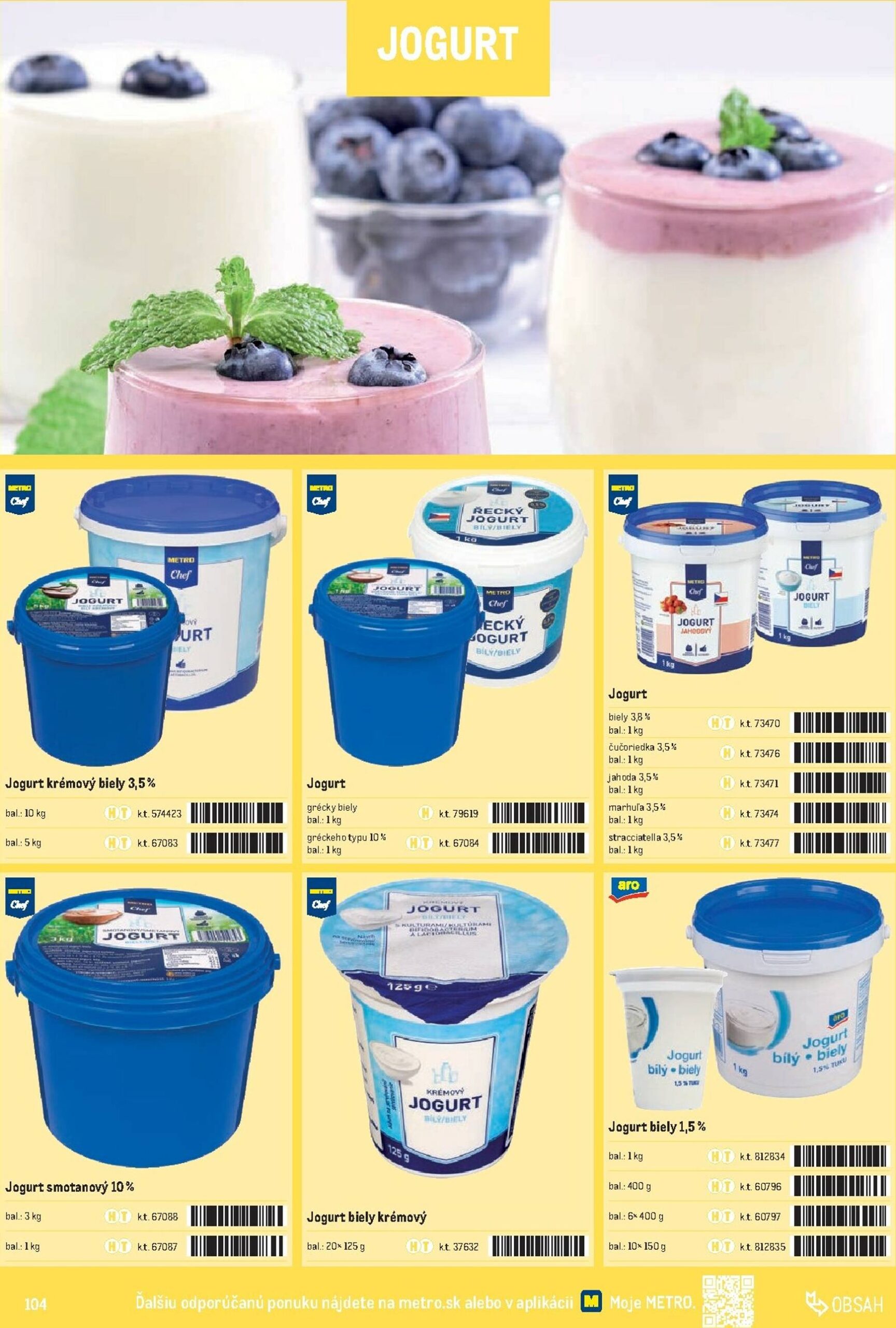 Page 104 of Aktuálny metro leták platný od stredy 01.10 do 31.12